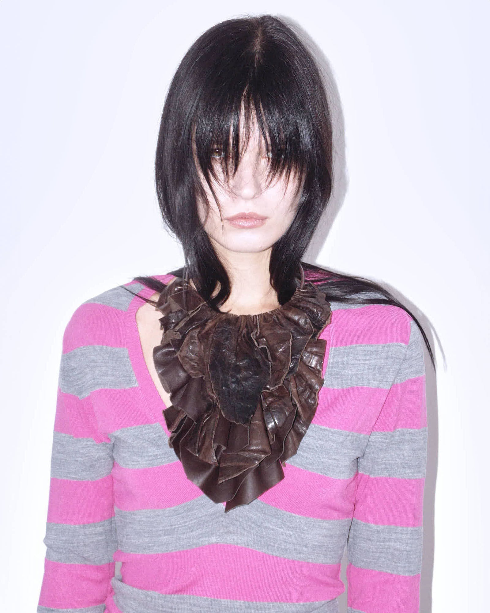 brown leather necklace
