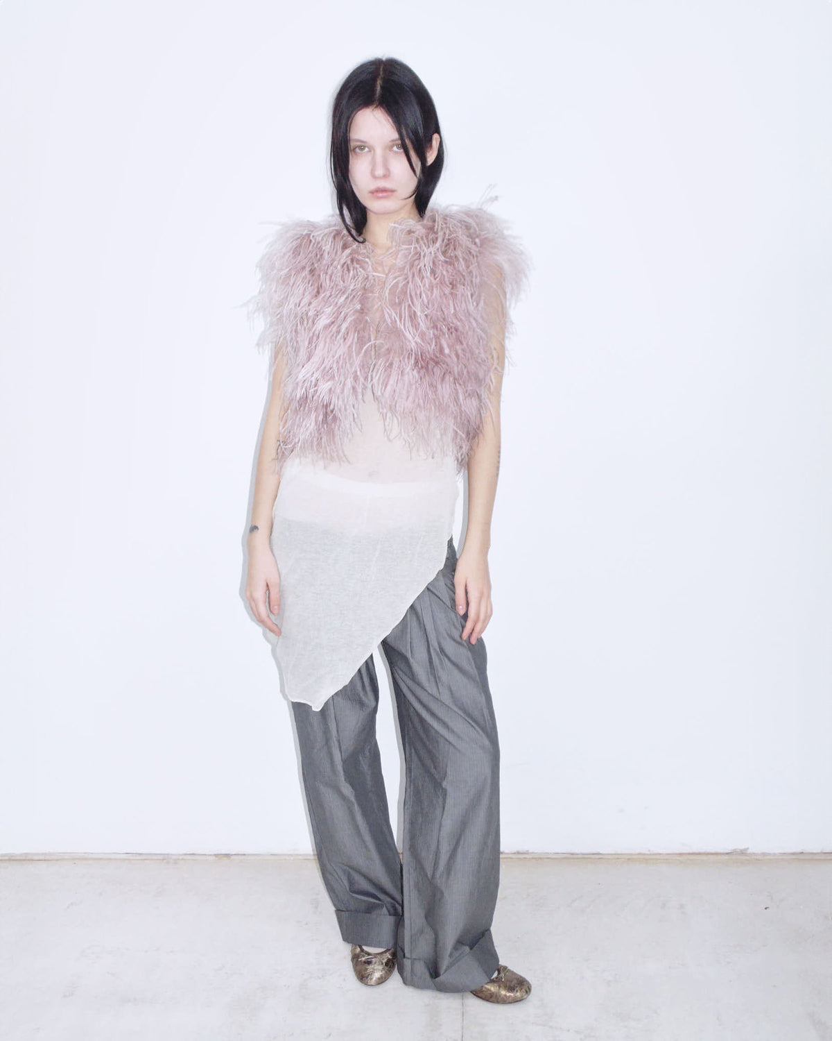 cold pink  vest