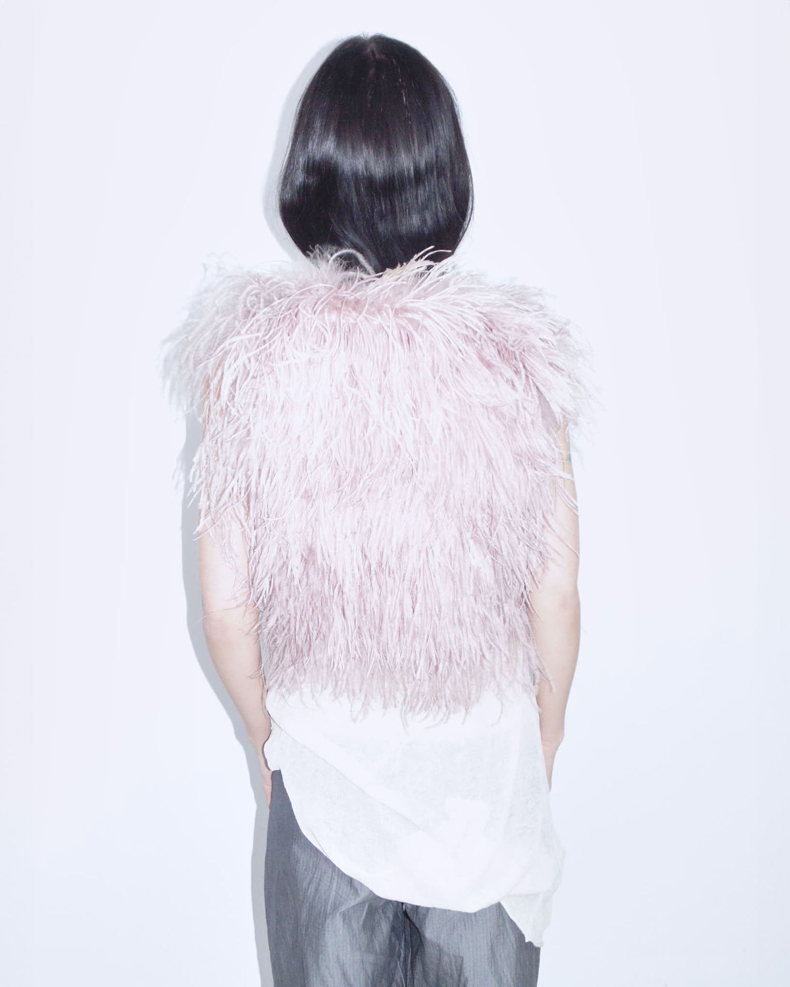 cold pink  vest