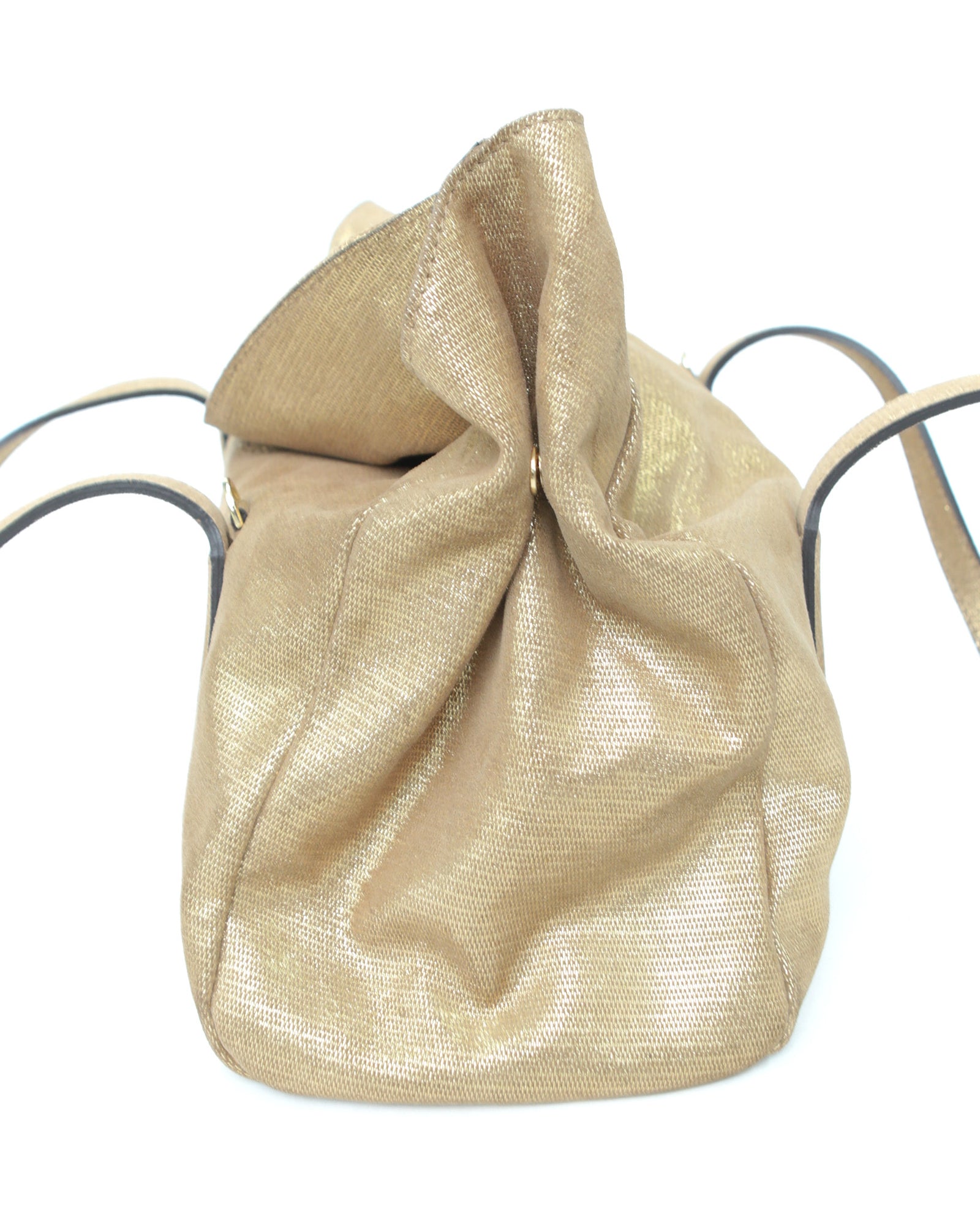 maxi golden flap bag