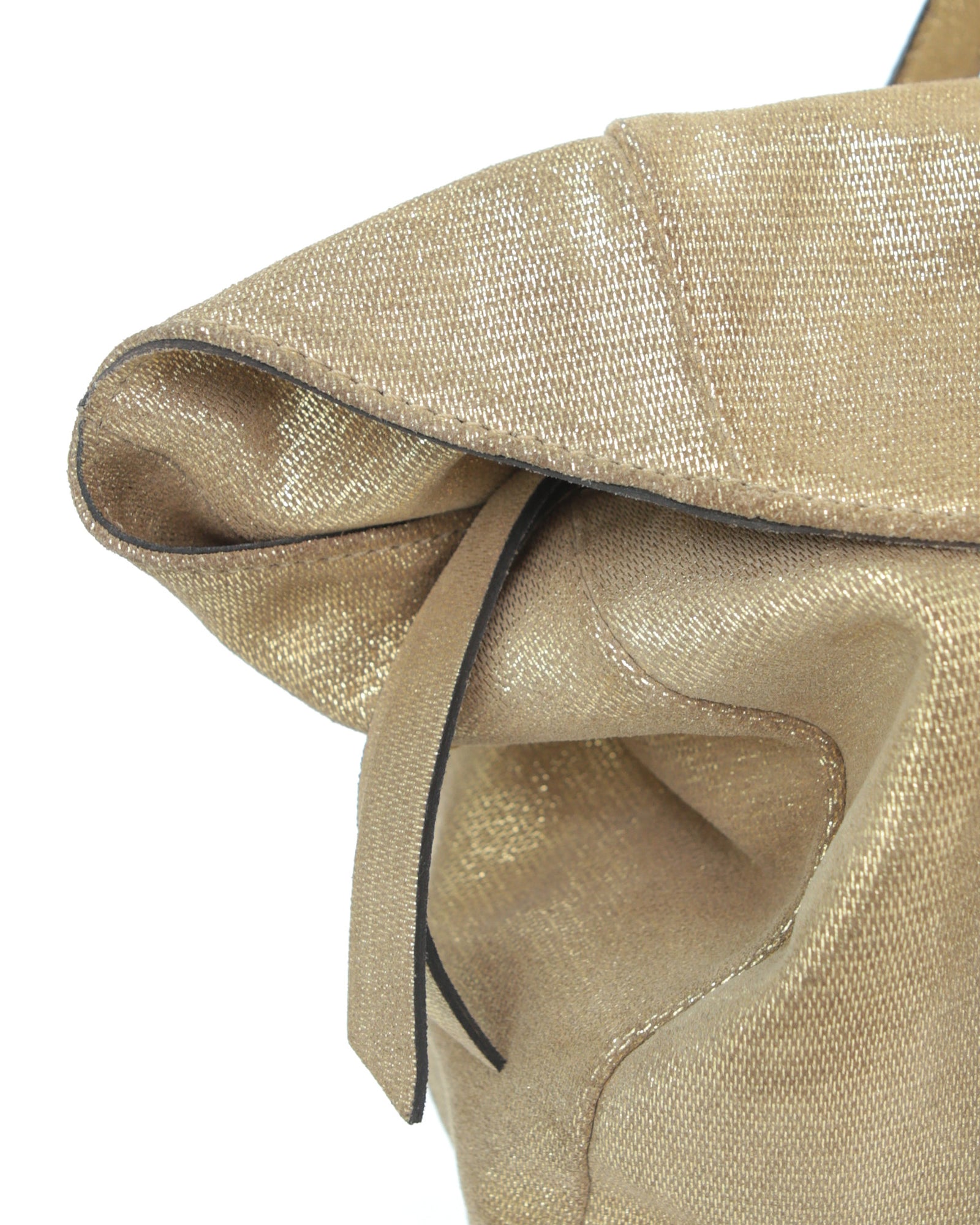 maxi golden flap bag
