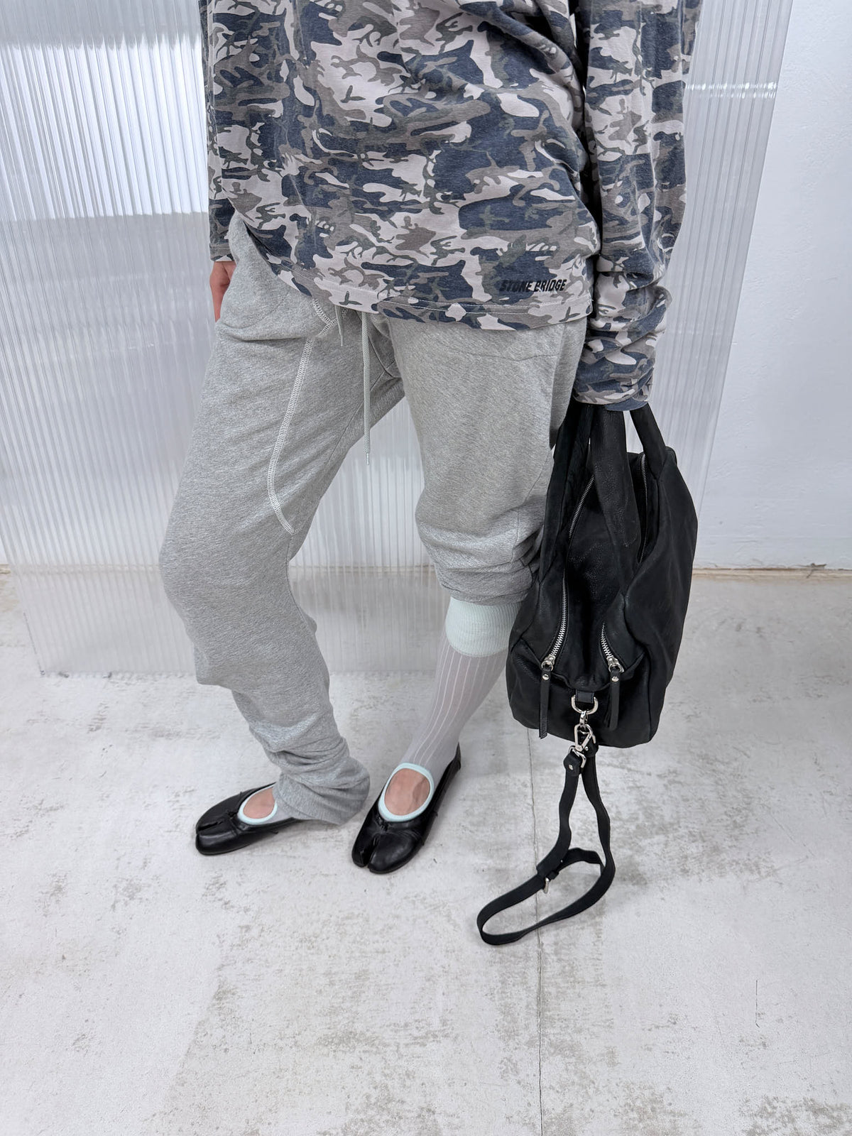 ribbed circle socks