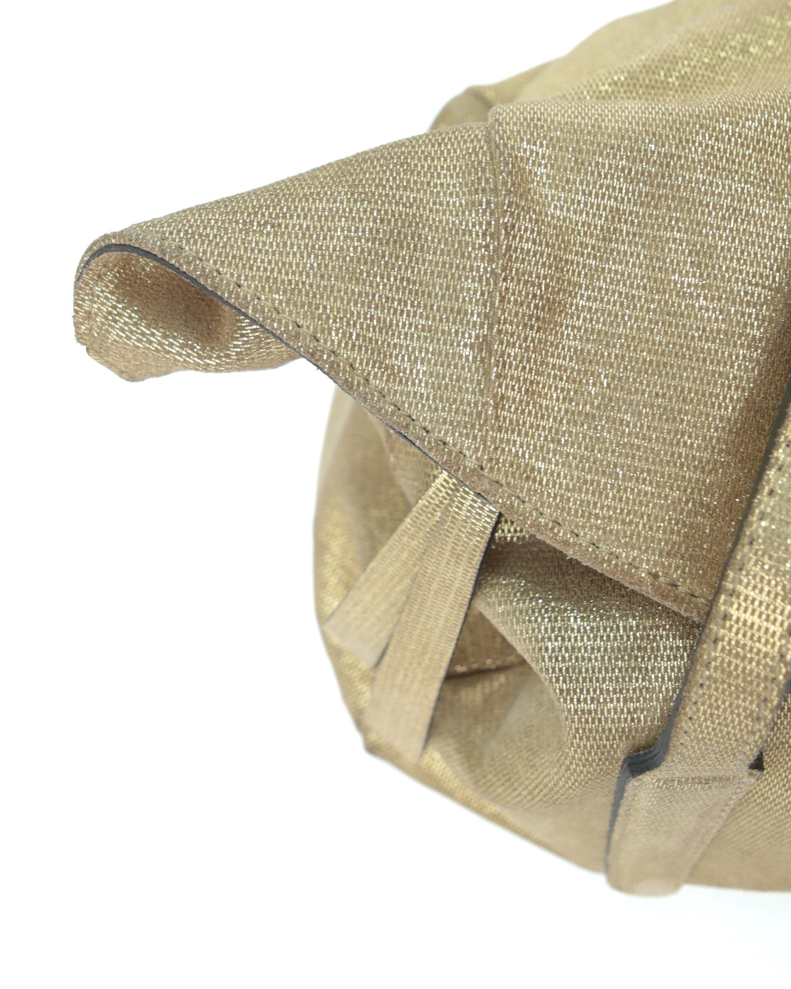 maxi golden flap bag