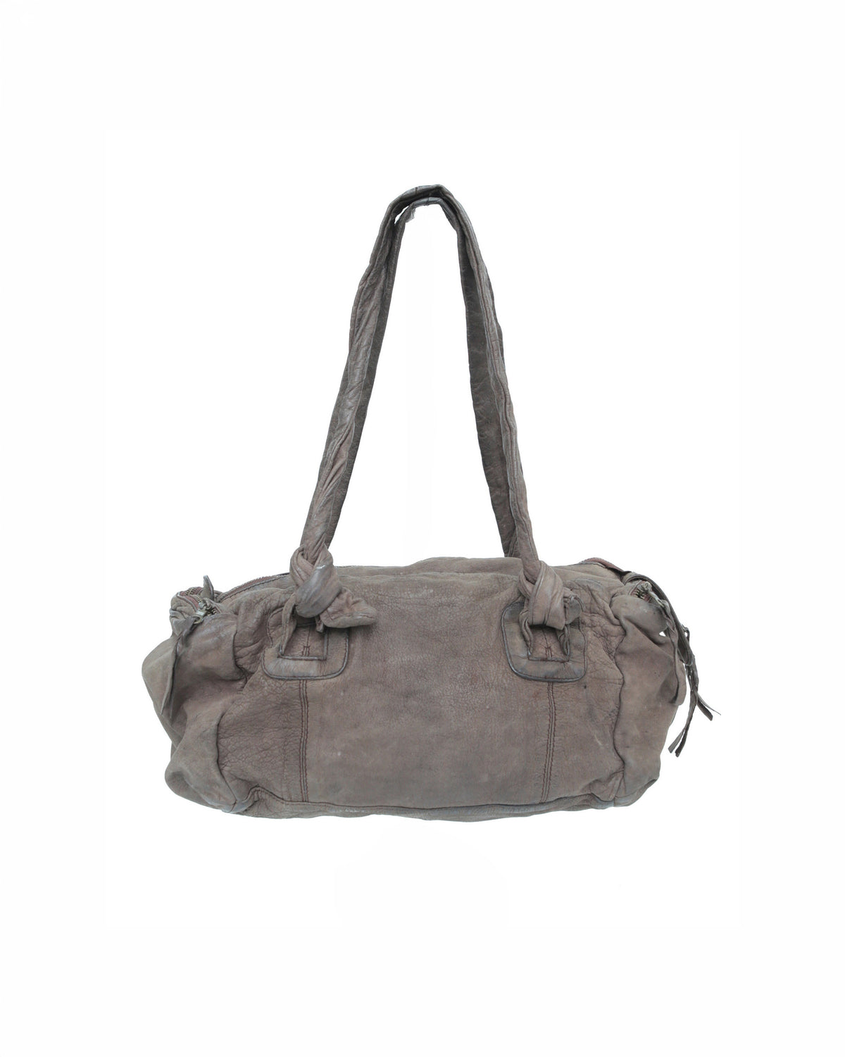 medium cold brown soft distressed bag