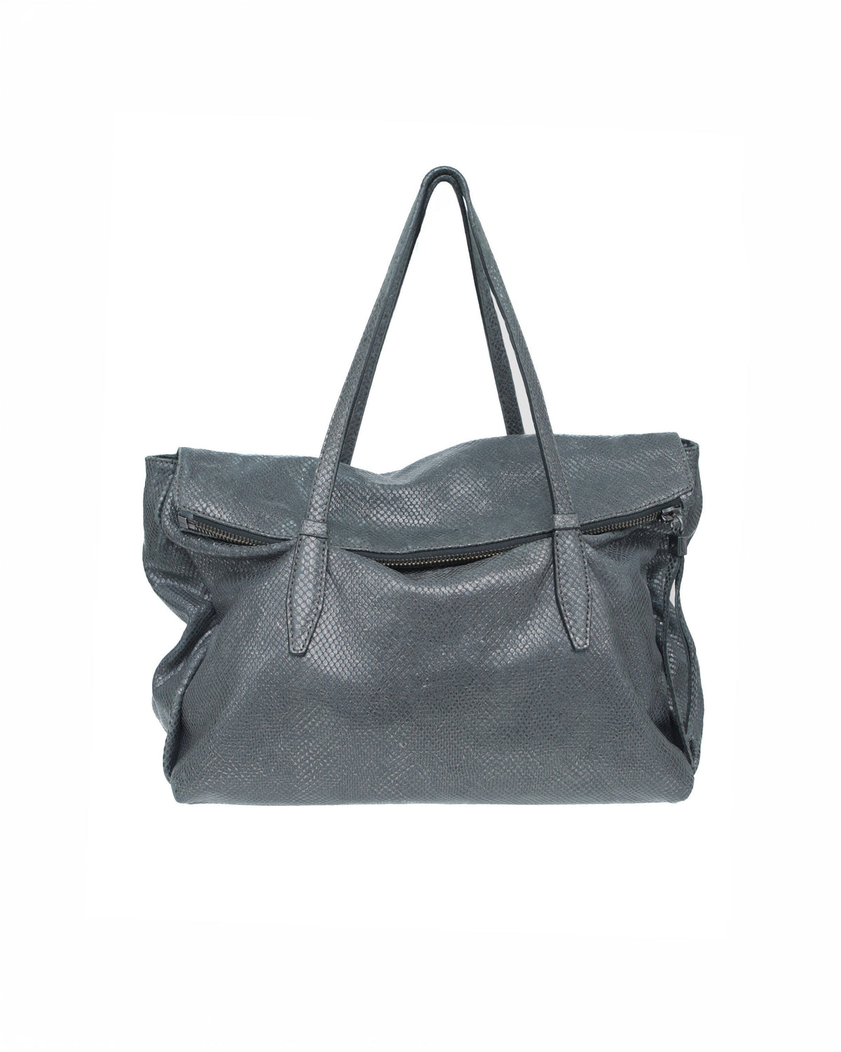 maxi silver leather flap bag
