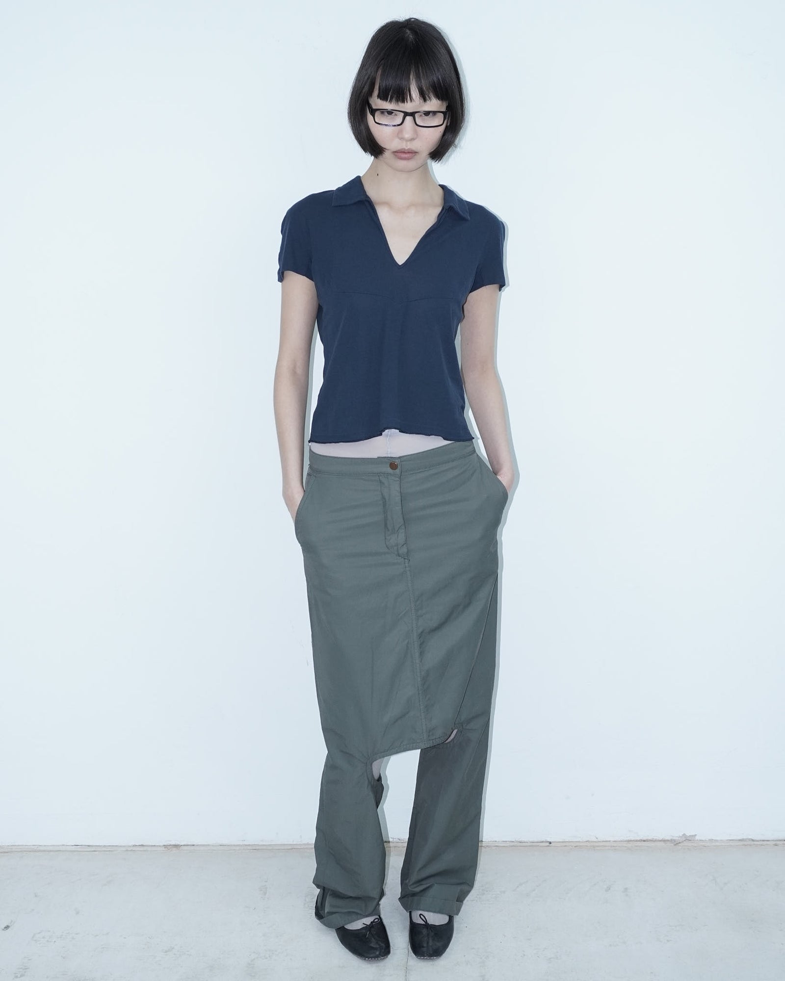 cut out oversized pants