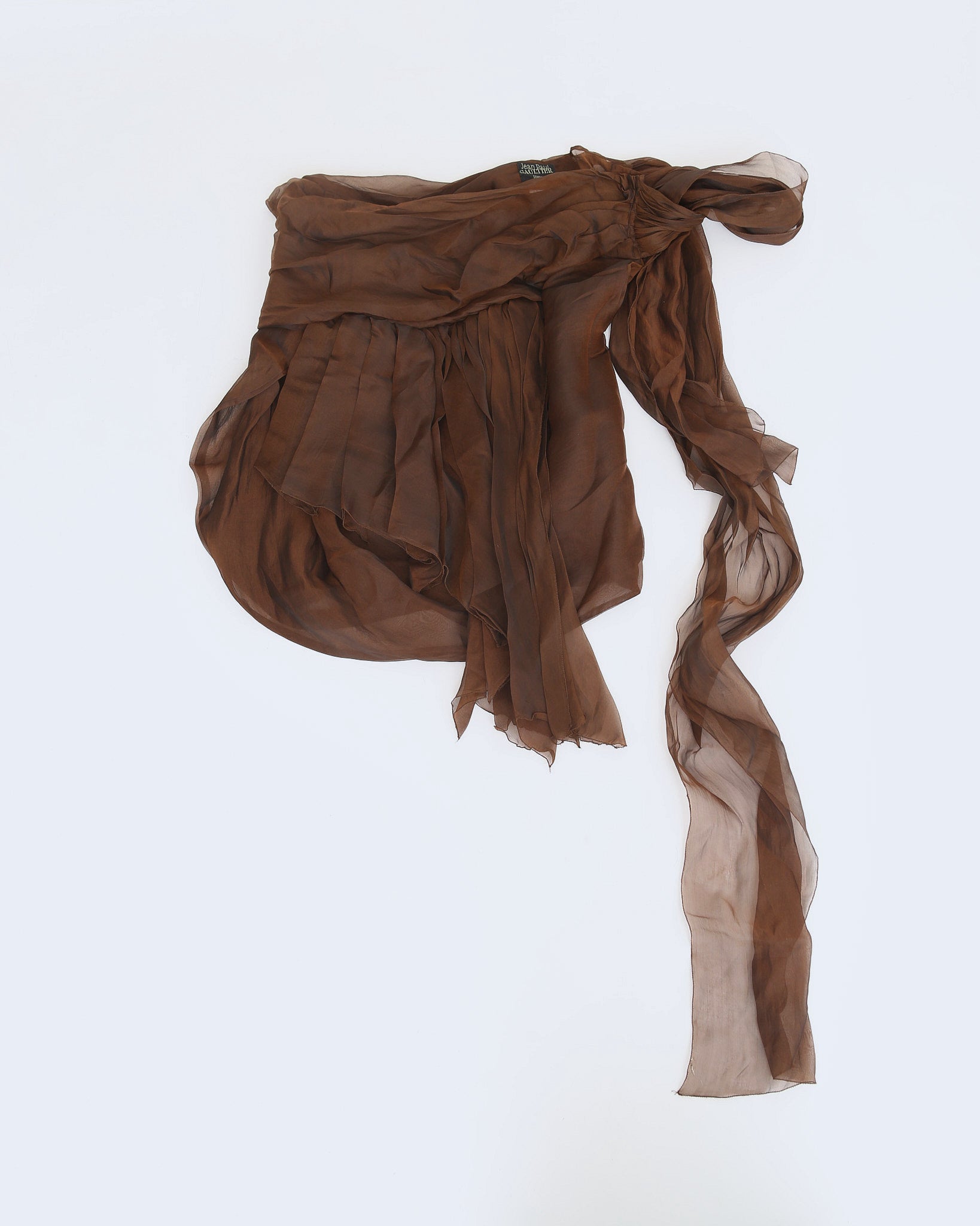 asymmetrical silk skirt – ANEMONIA