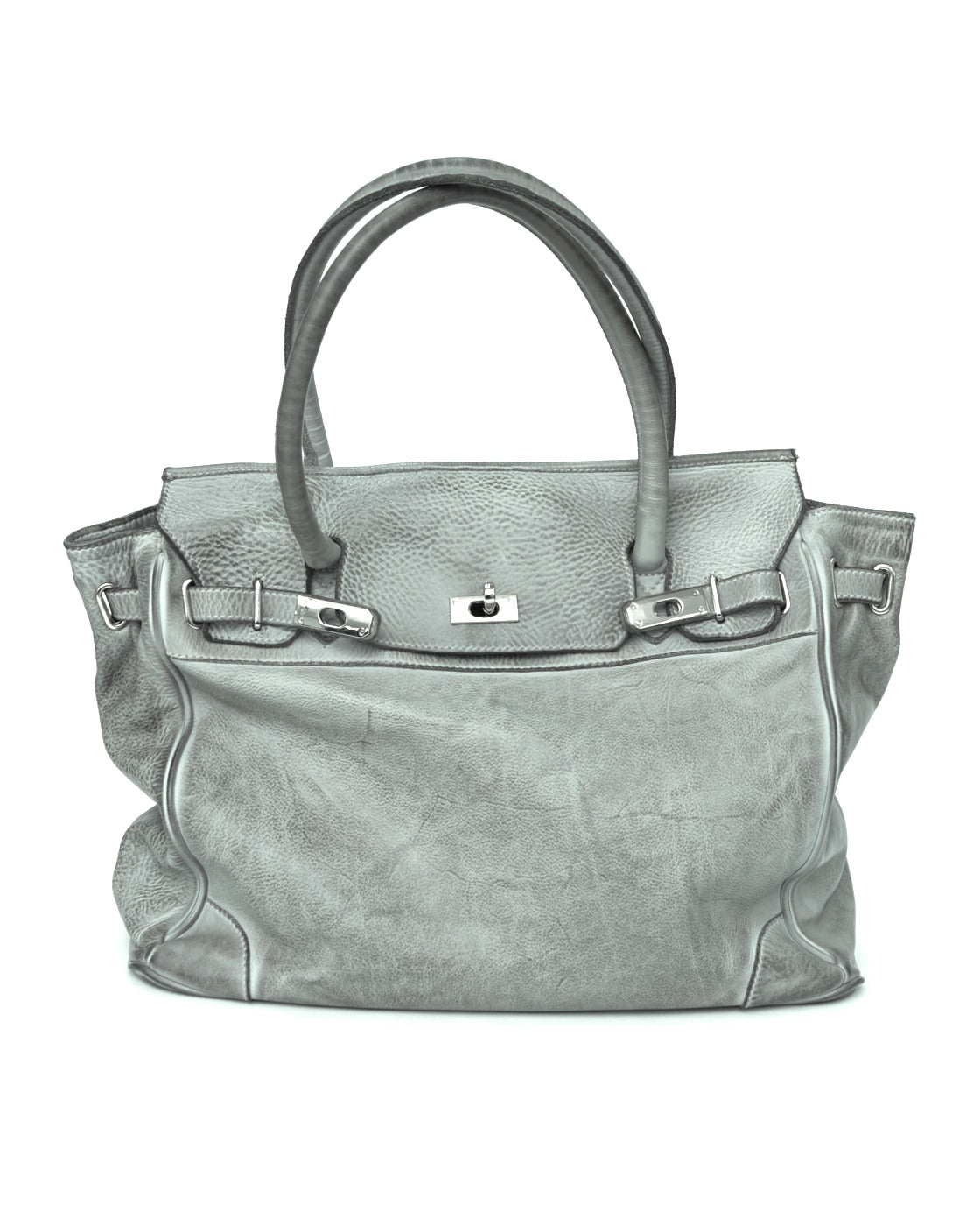 minty gray bag