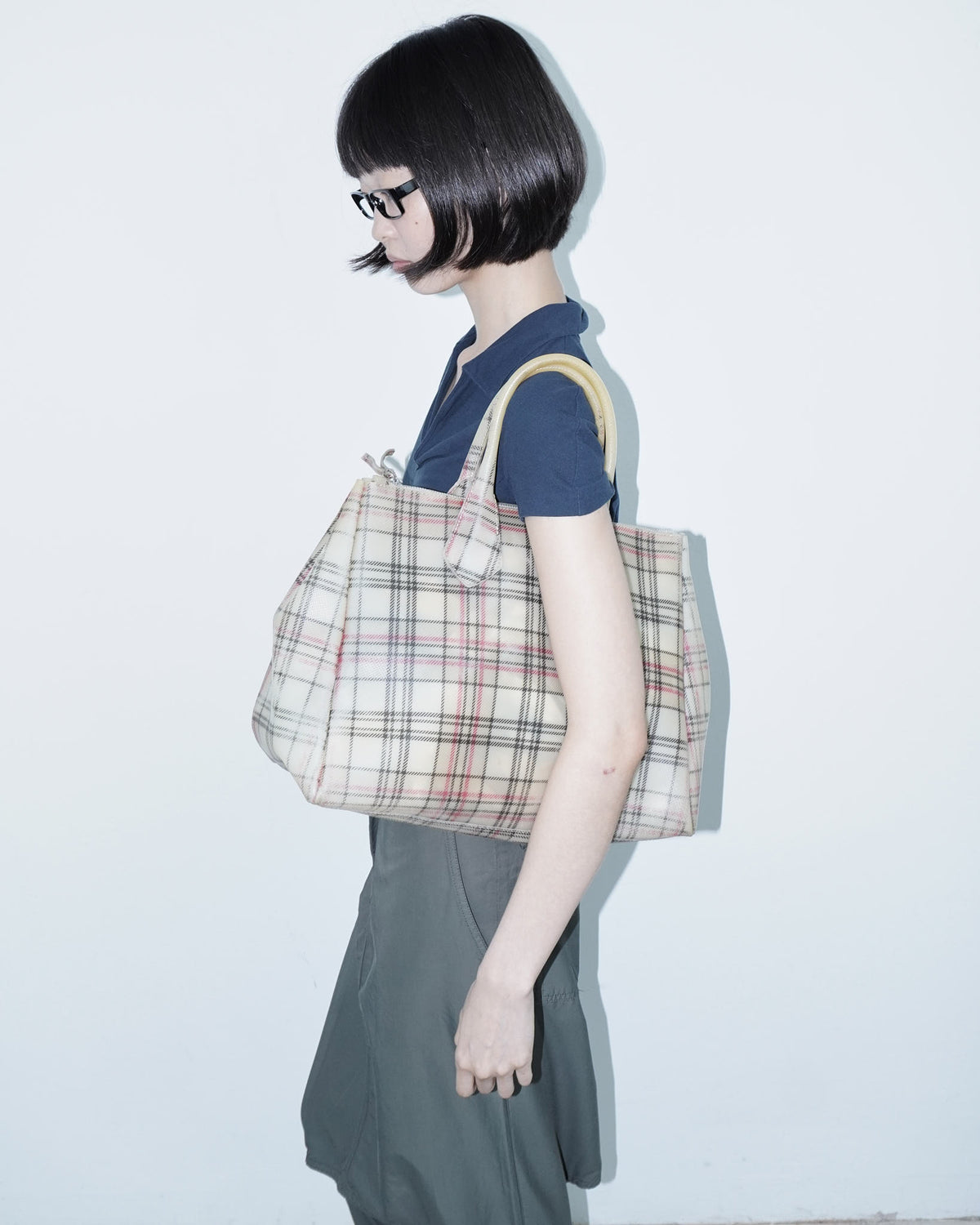 maxi plaid jelly bag
