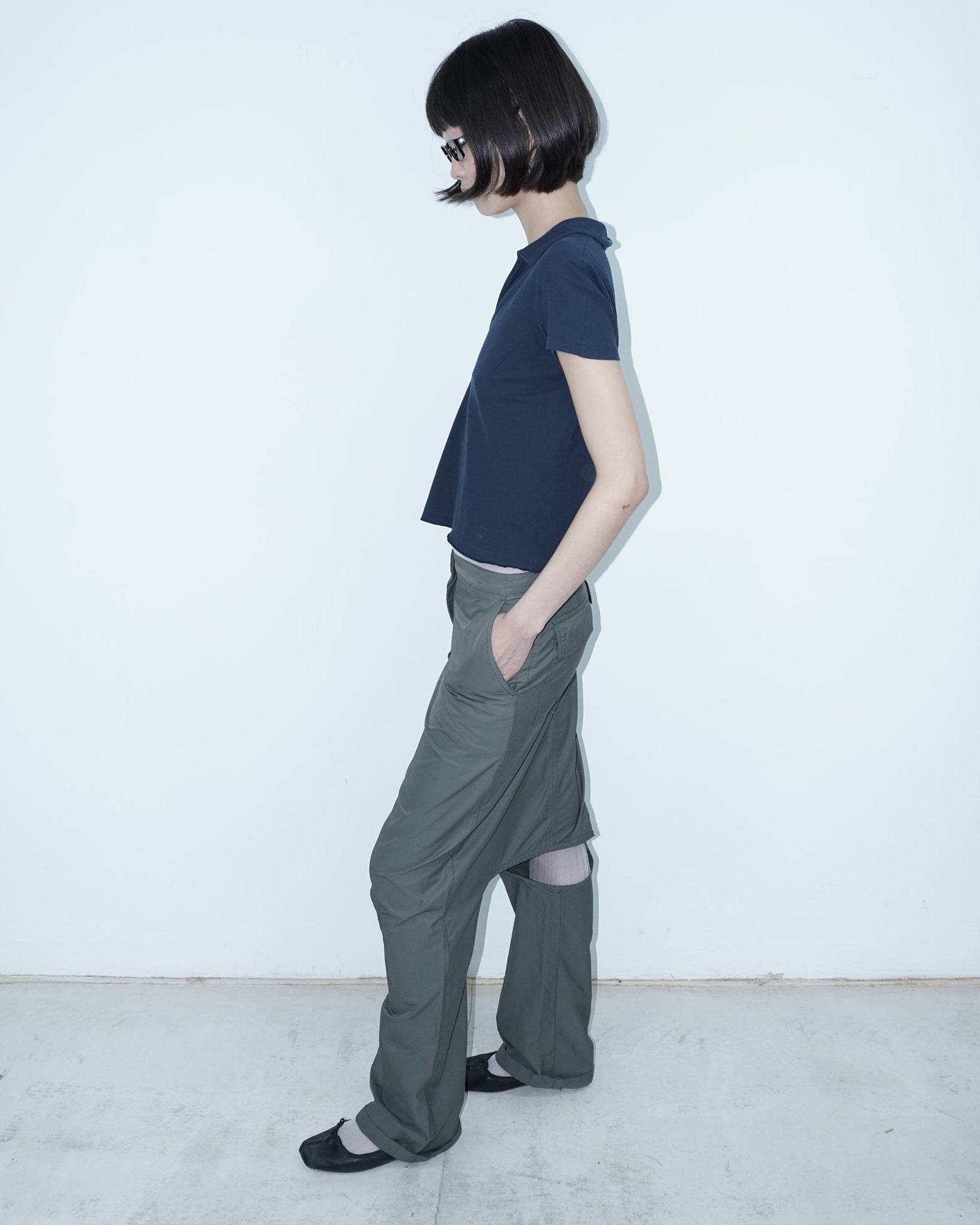 cut out oversized pants