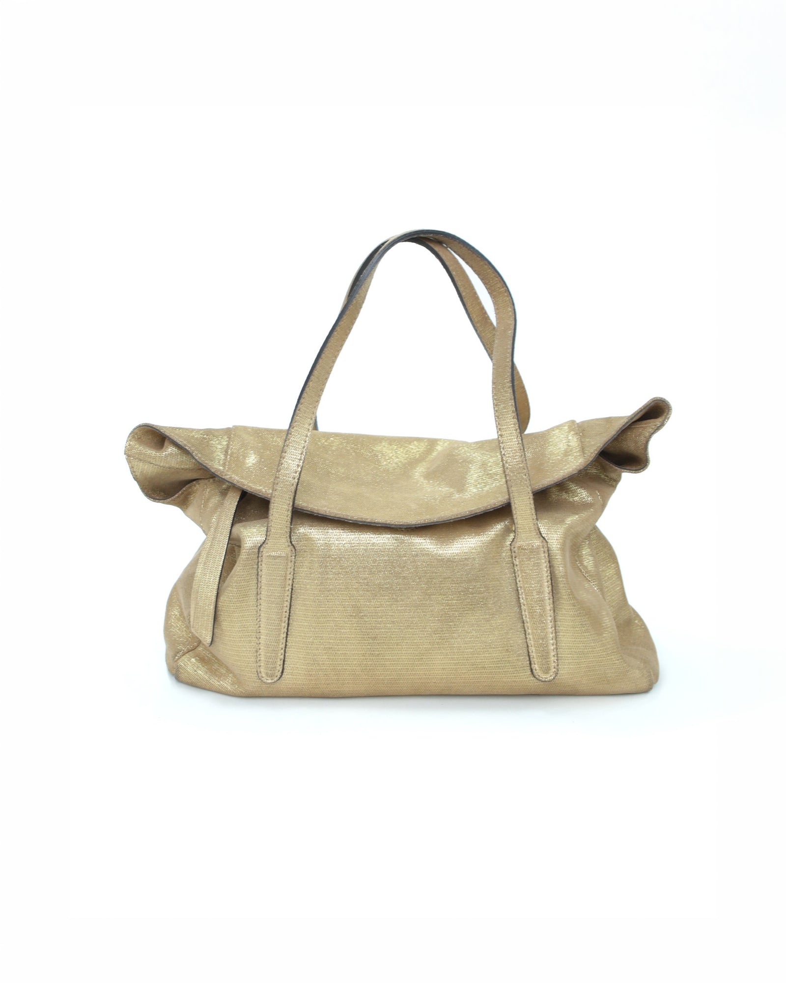 maxi golden flap bag