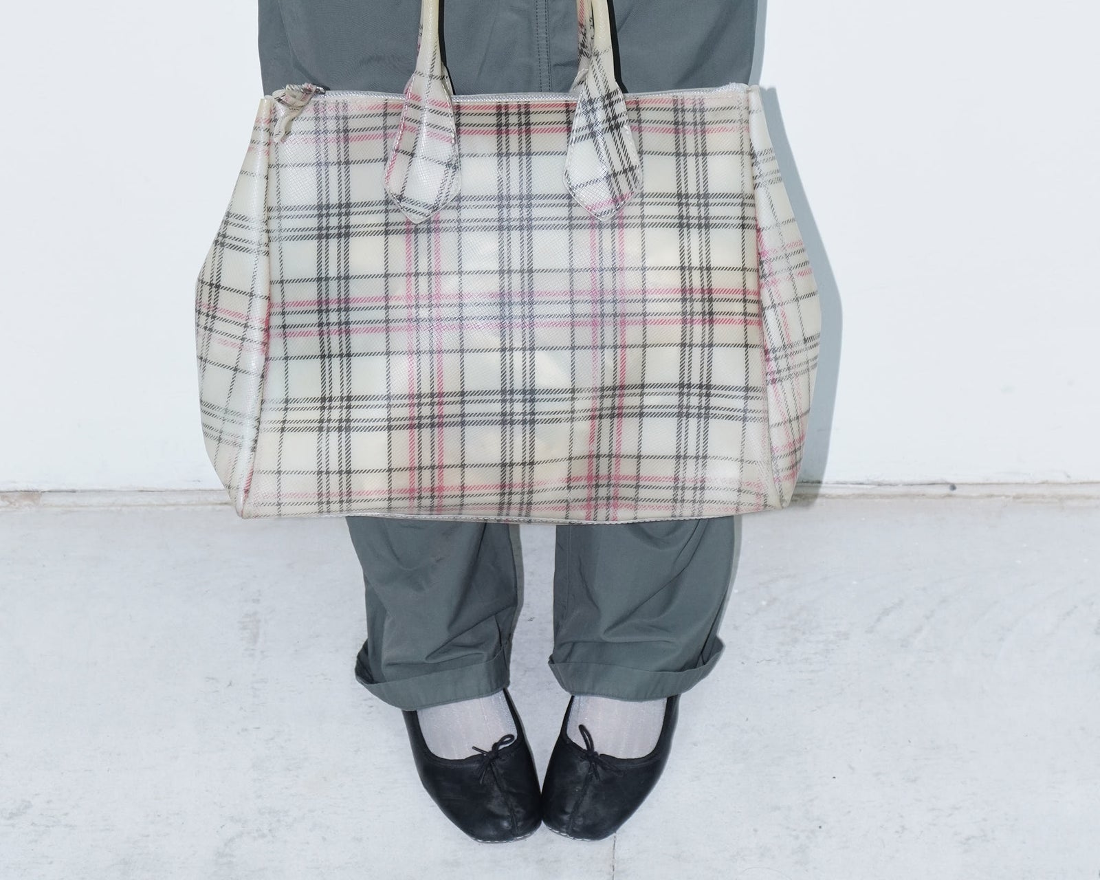 maxi plaid jelly bag