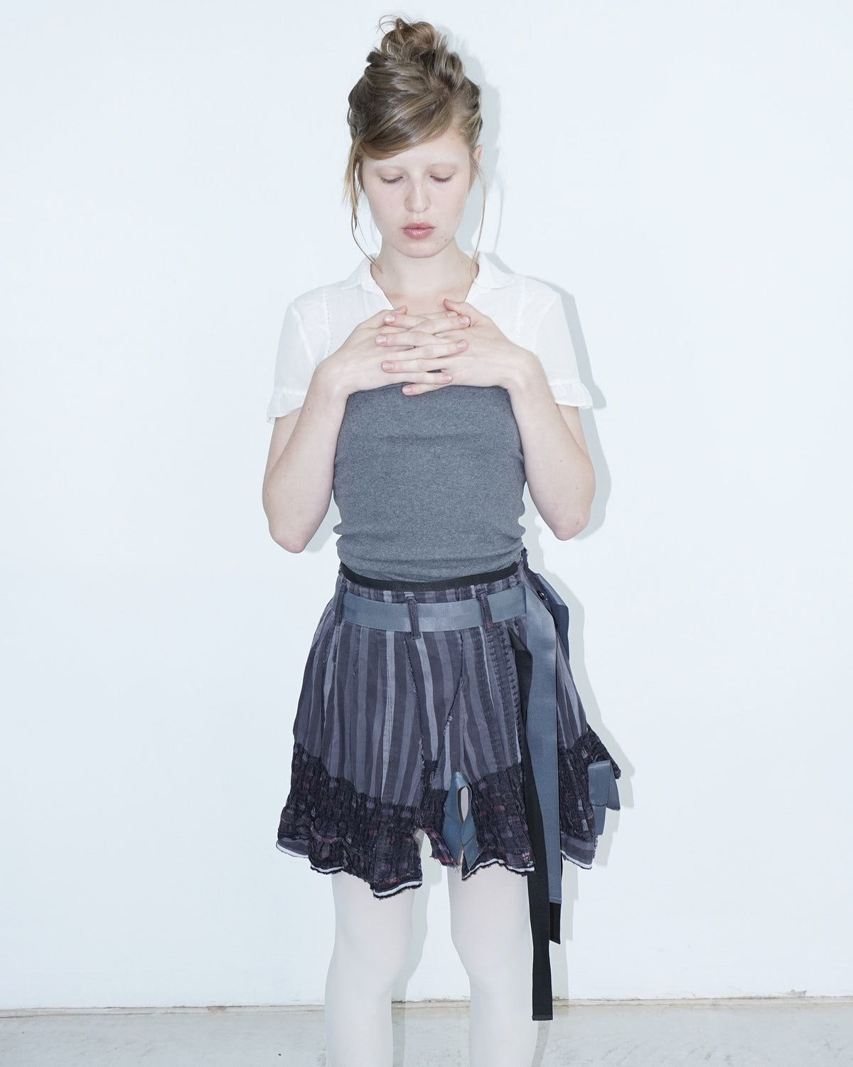 asymmetrical multimaterial skirt