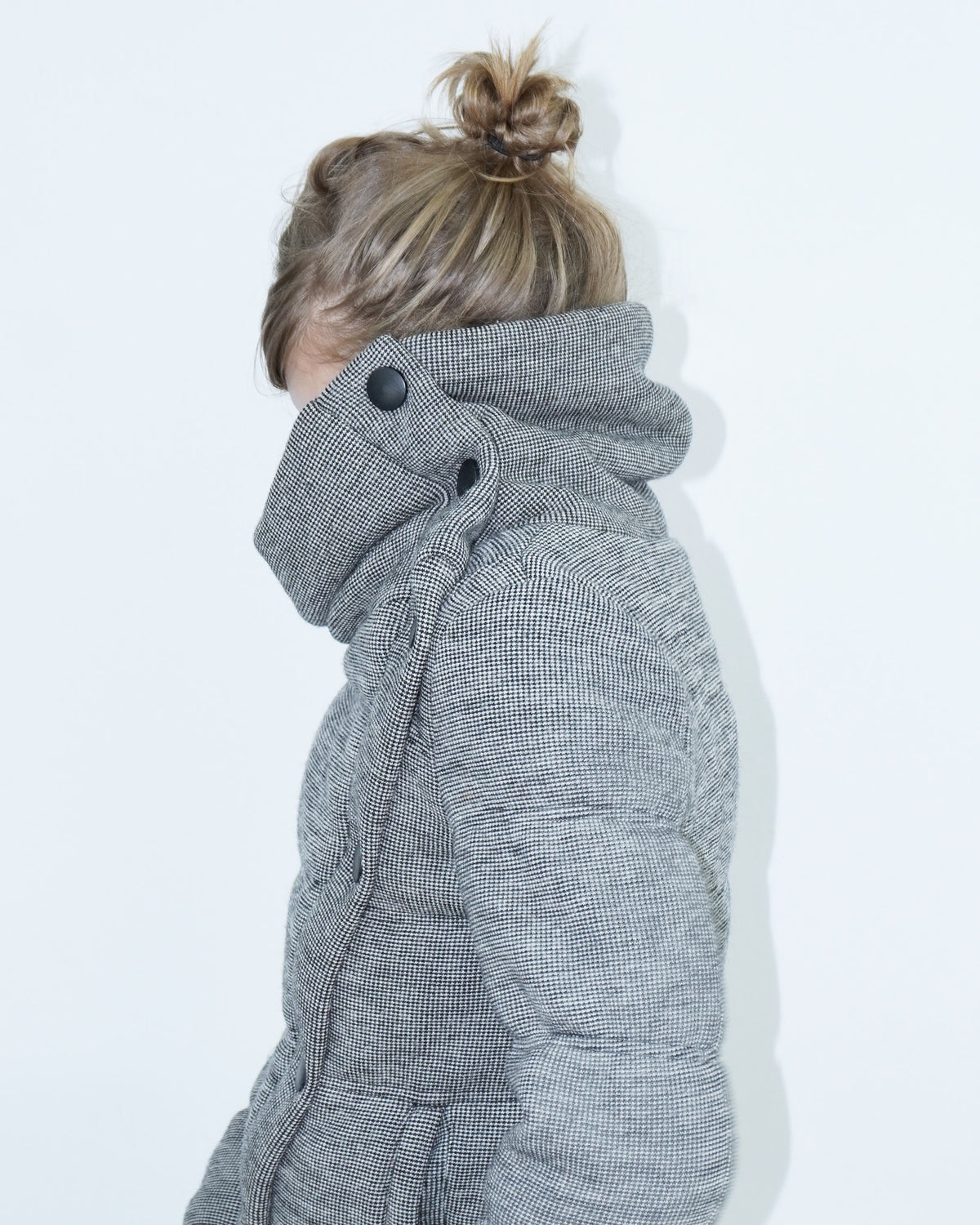 asymmetrical puffer jacket