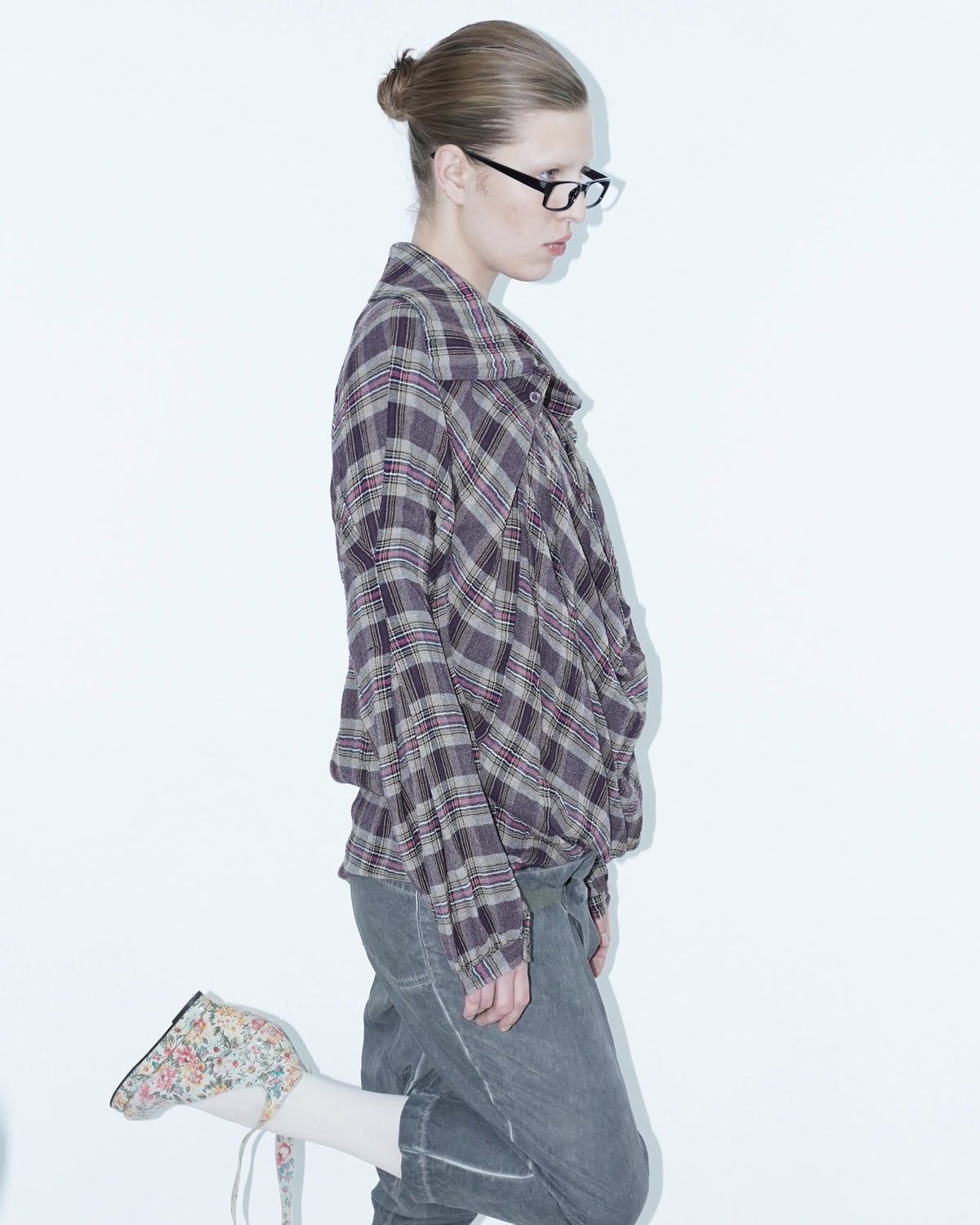autumn tartan top