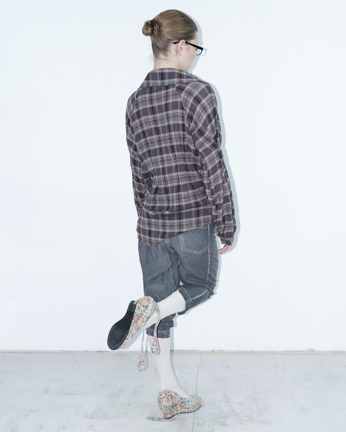 autumn tartan top