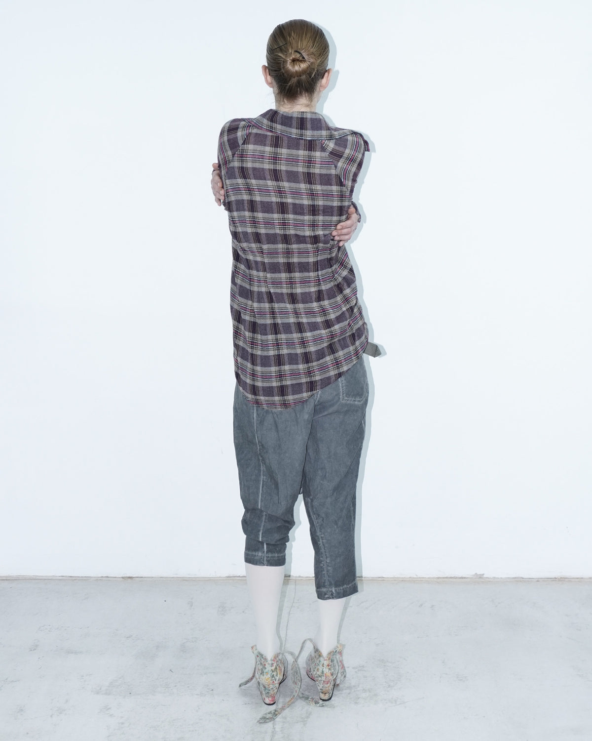 autumn tartan top