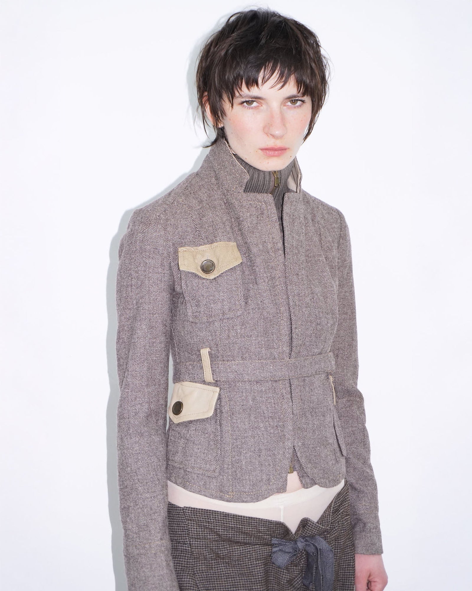bimaterial double layer jacket