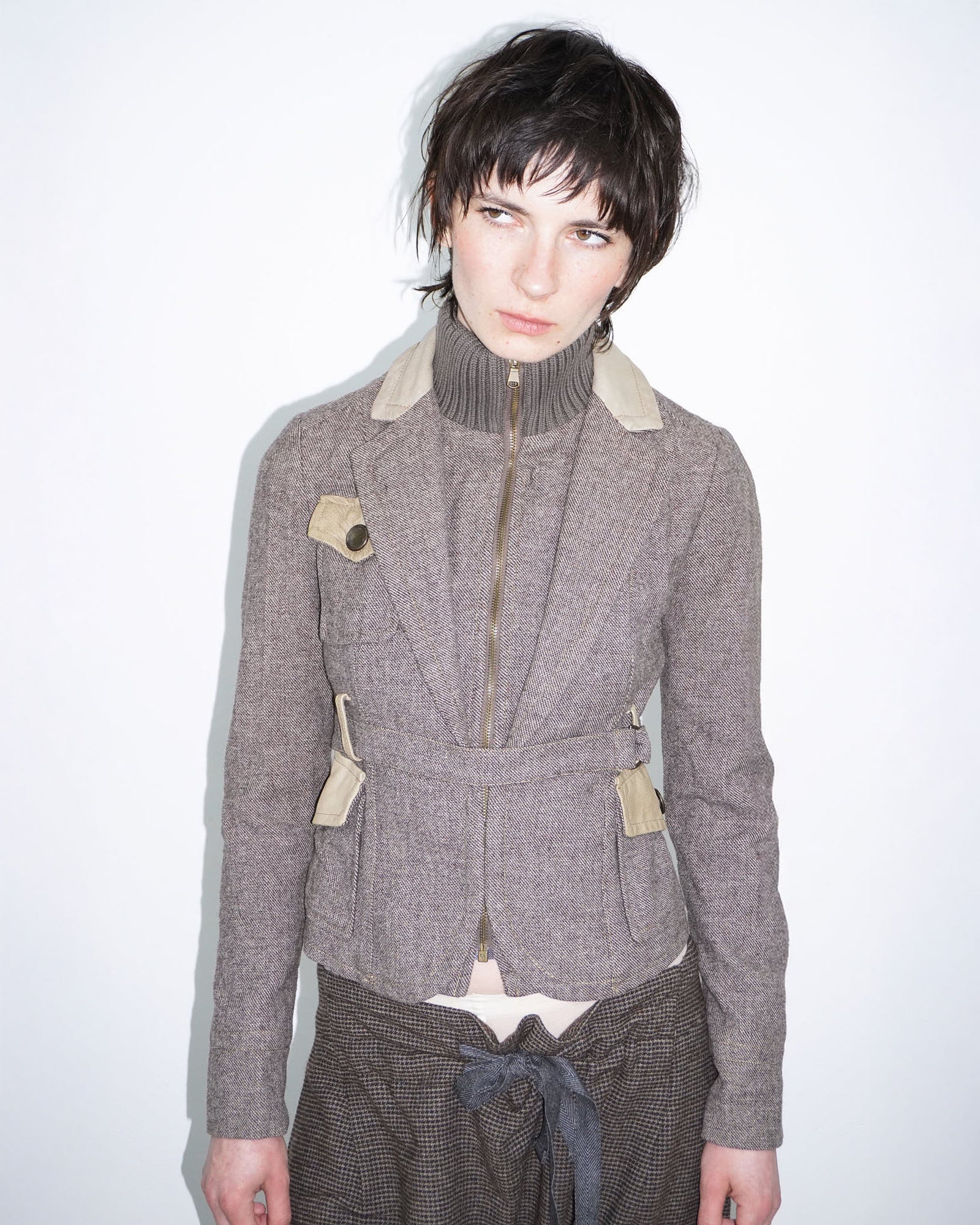 bimaterial double layer jacket