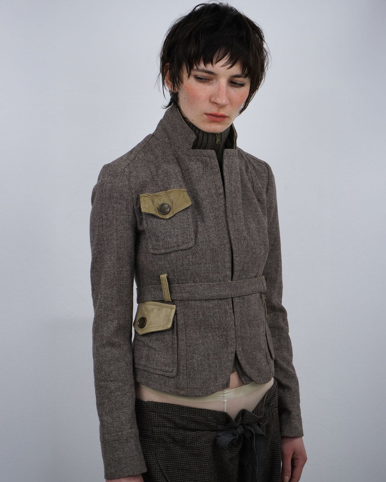 bimaterial double layer jacket