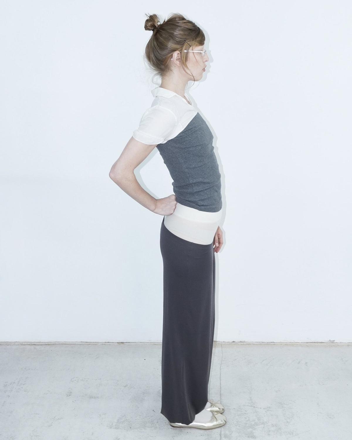 brown yoga pants