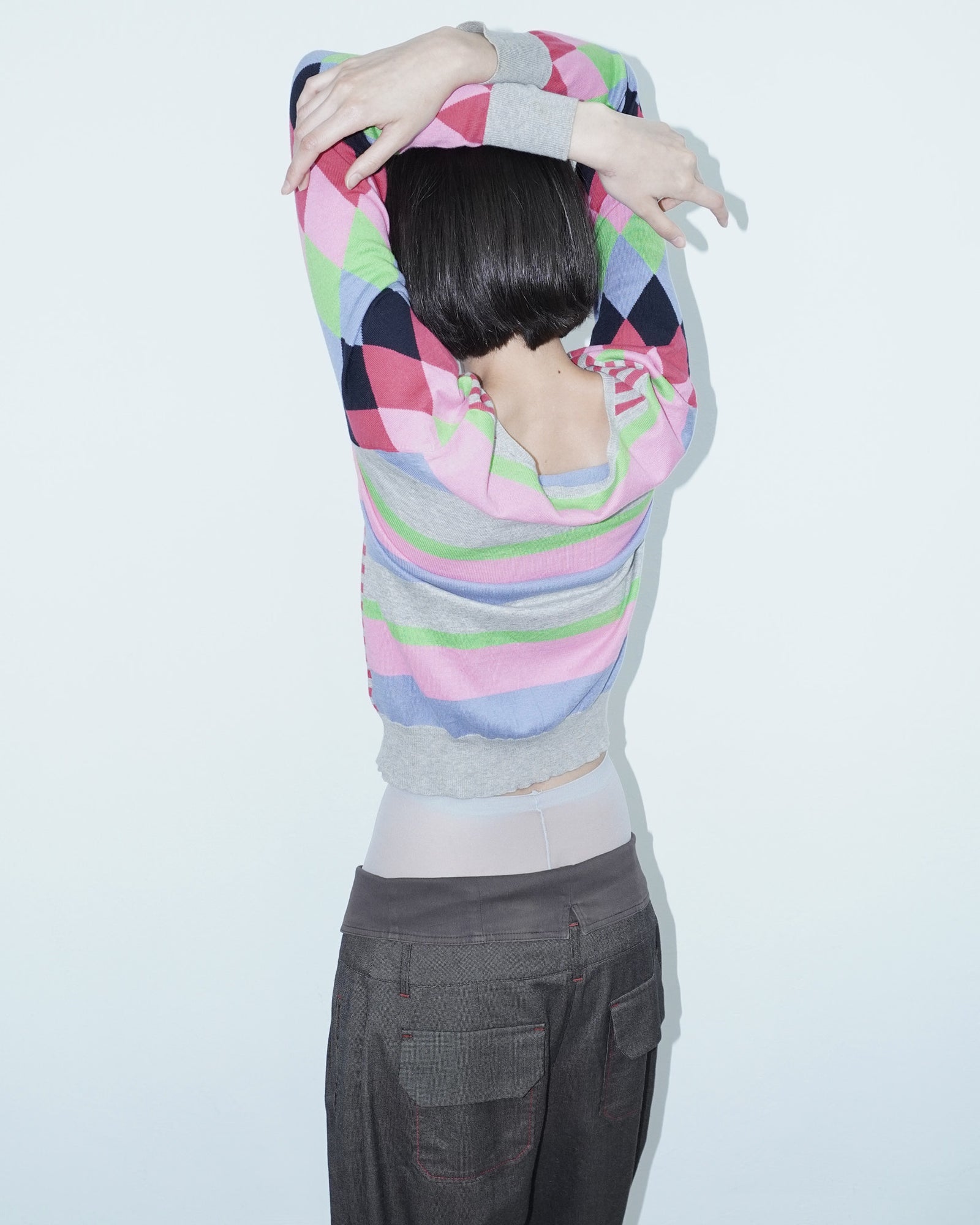 cashmere v-neck top