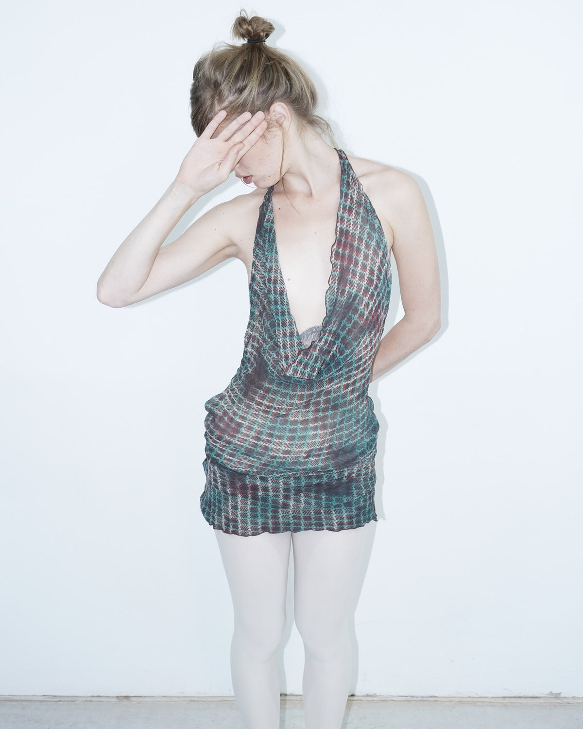cold silk mini dress