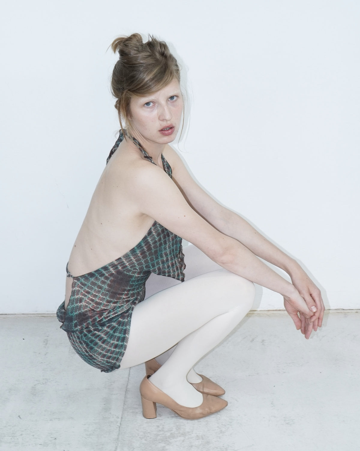 cold silk mini dress