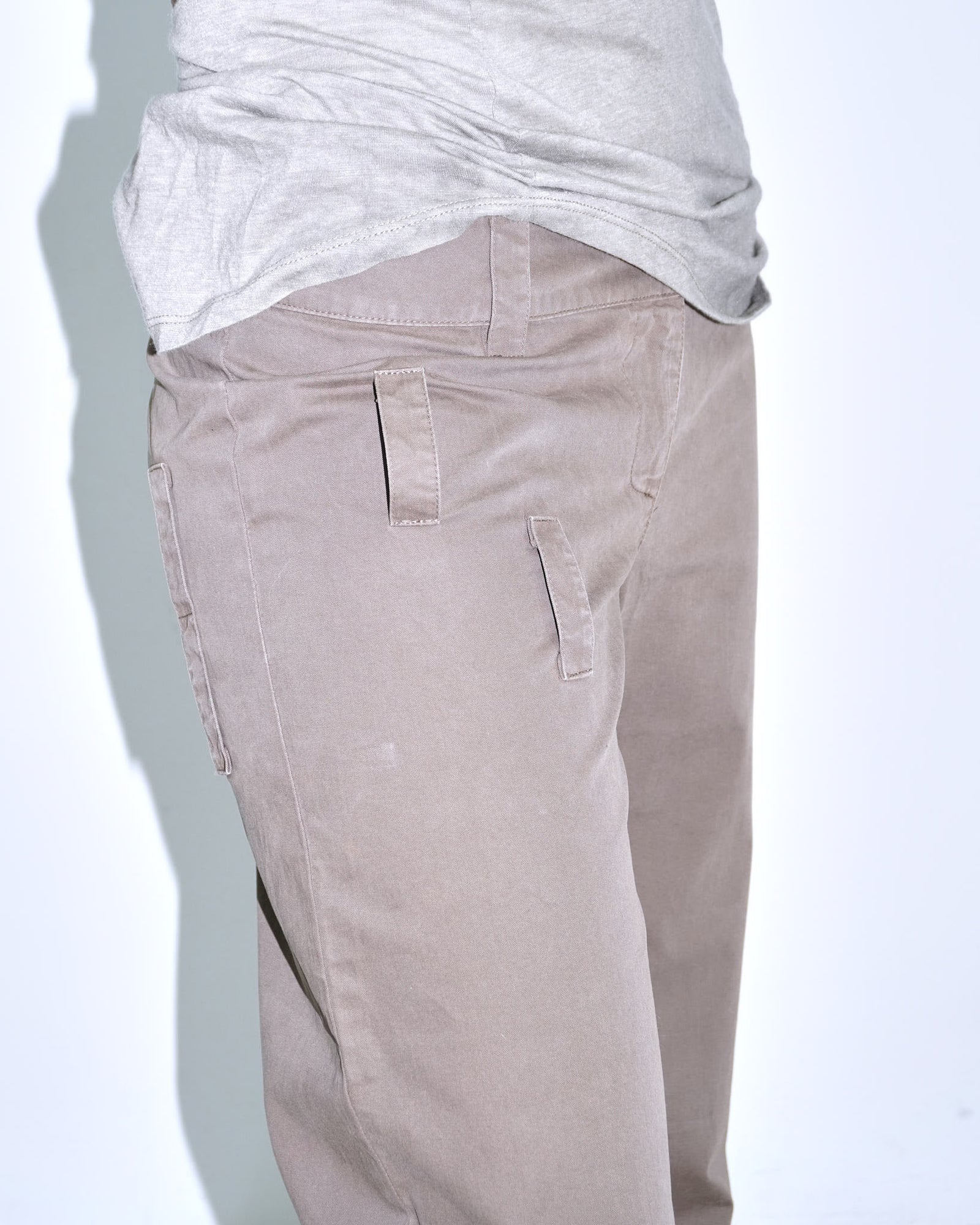 cool brown/green loops pants
