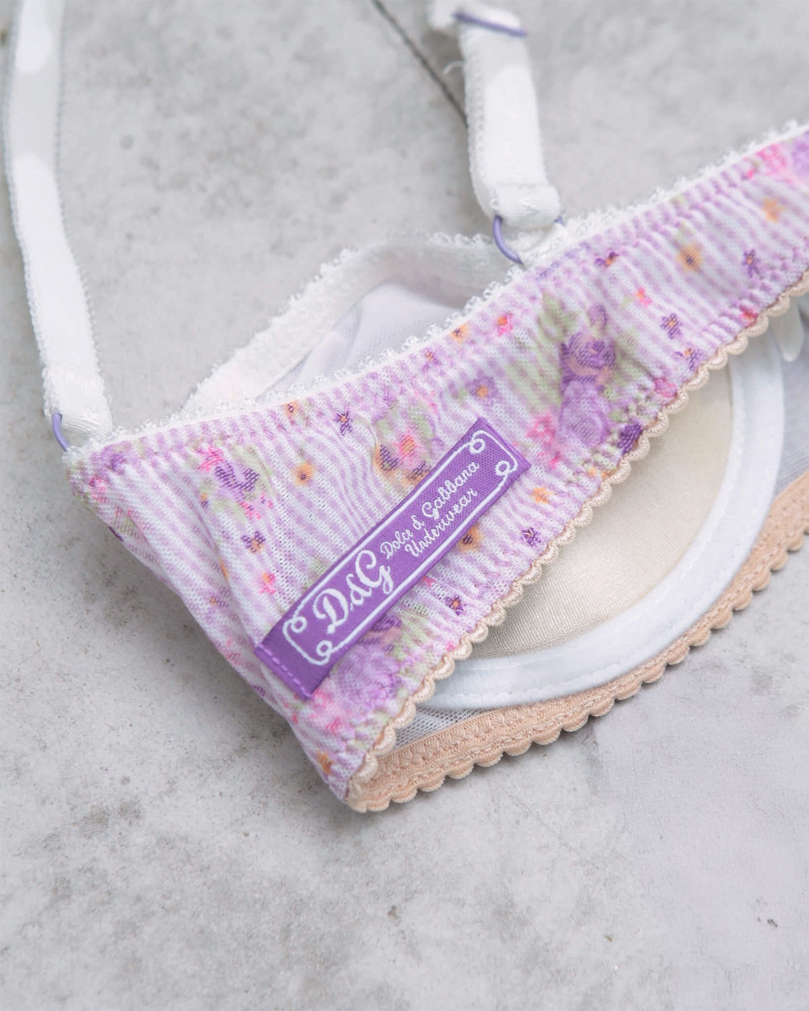 floral lingerie set