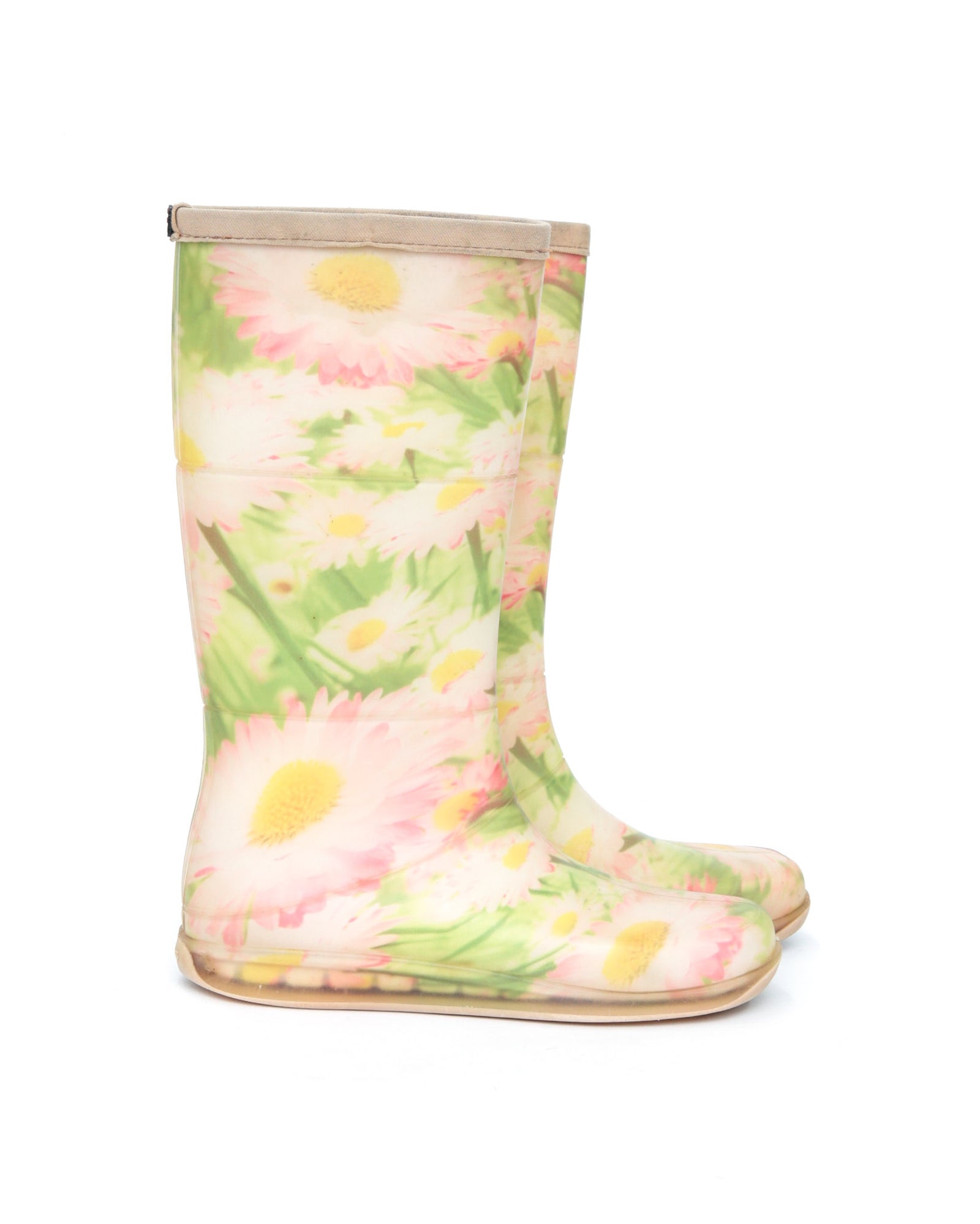 flower rainboots