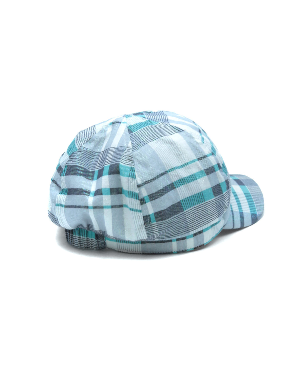 grey and turquise newsboy cap