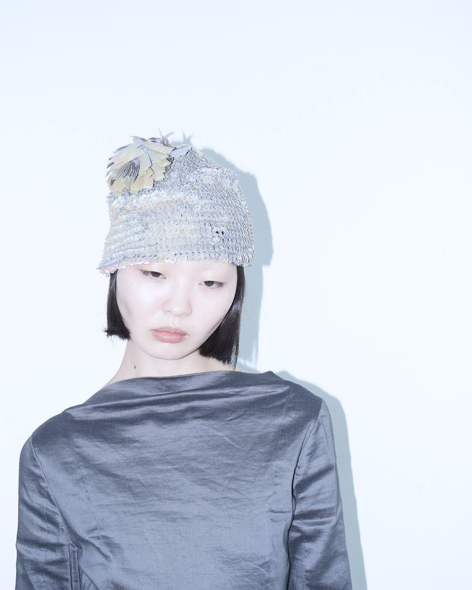 holographic sequins beanie