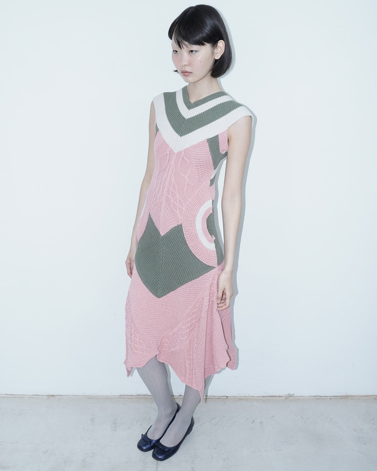 long knit dress