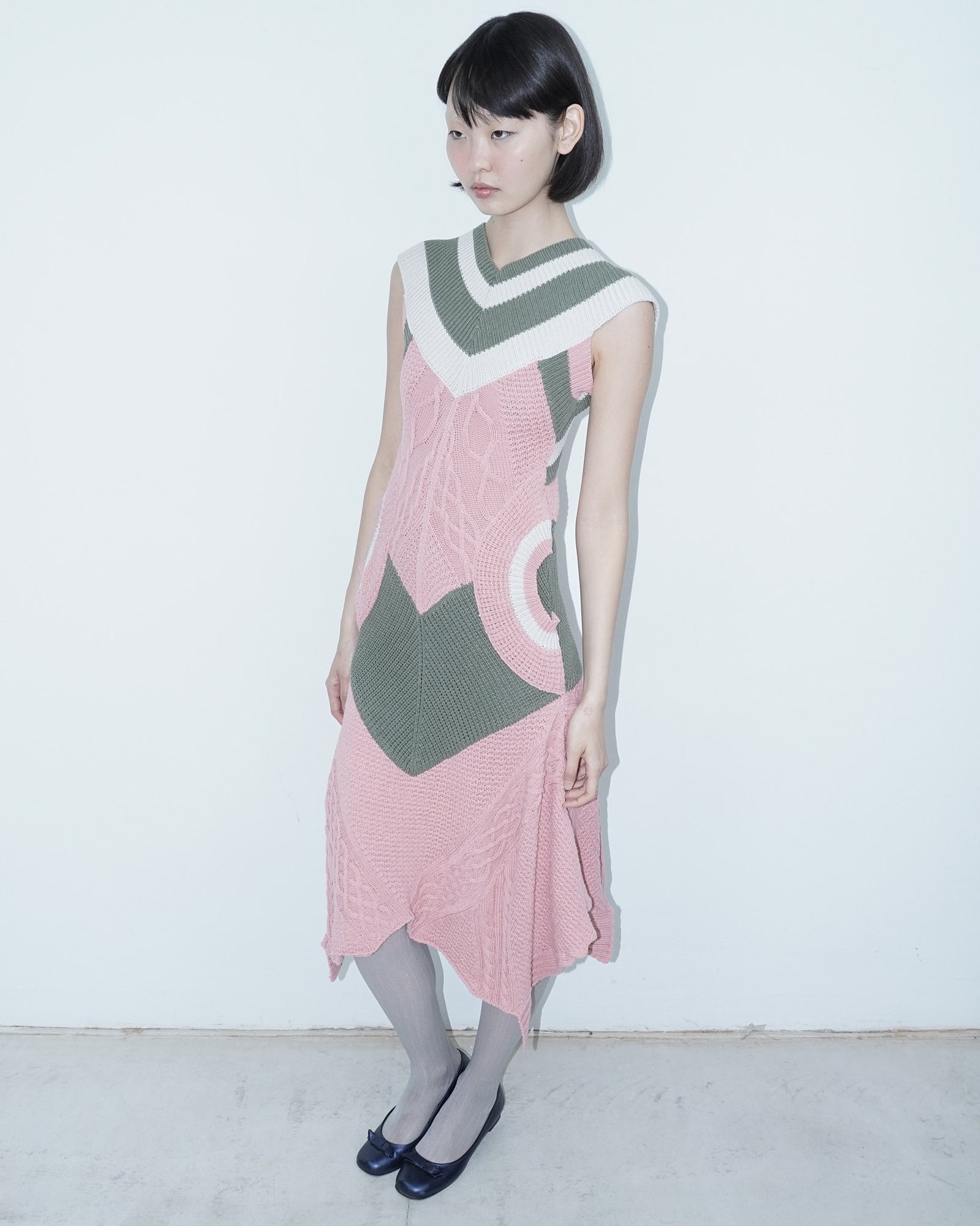 long knit dress
