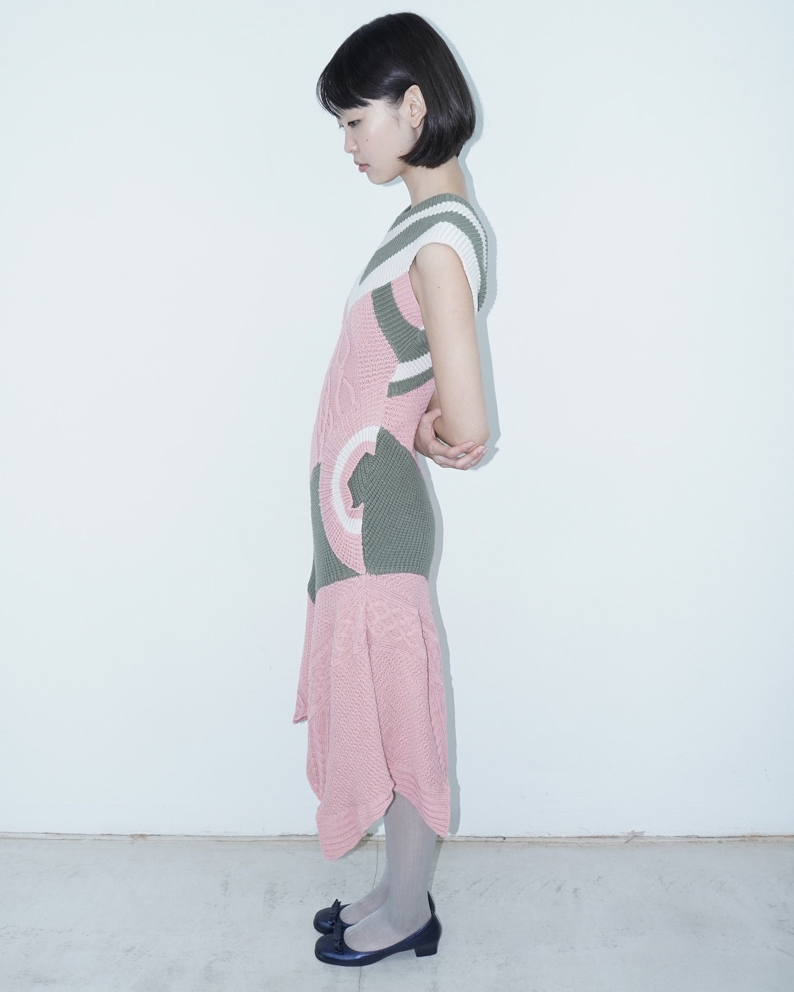 long knit dress