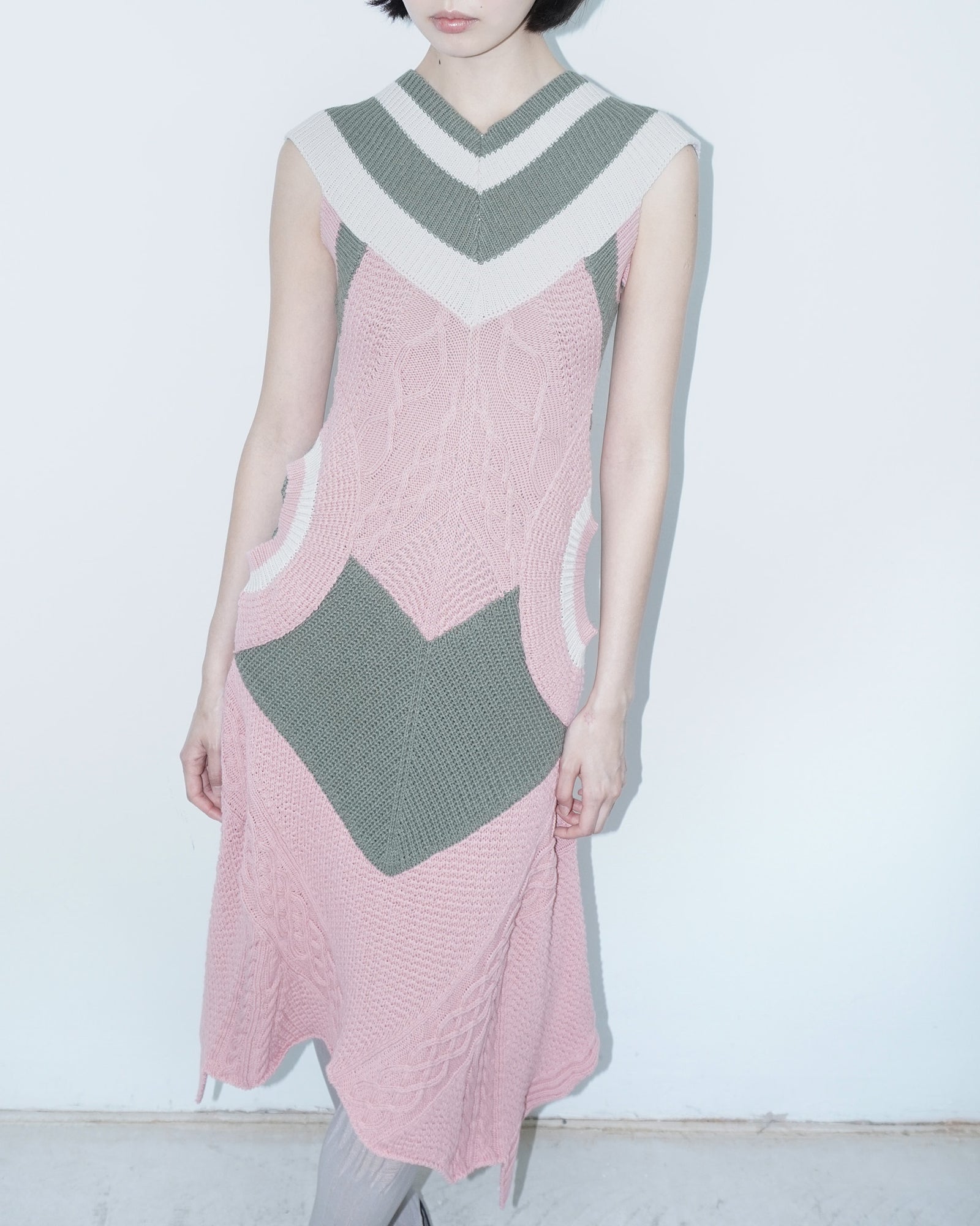 long knit dress