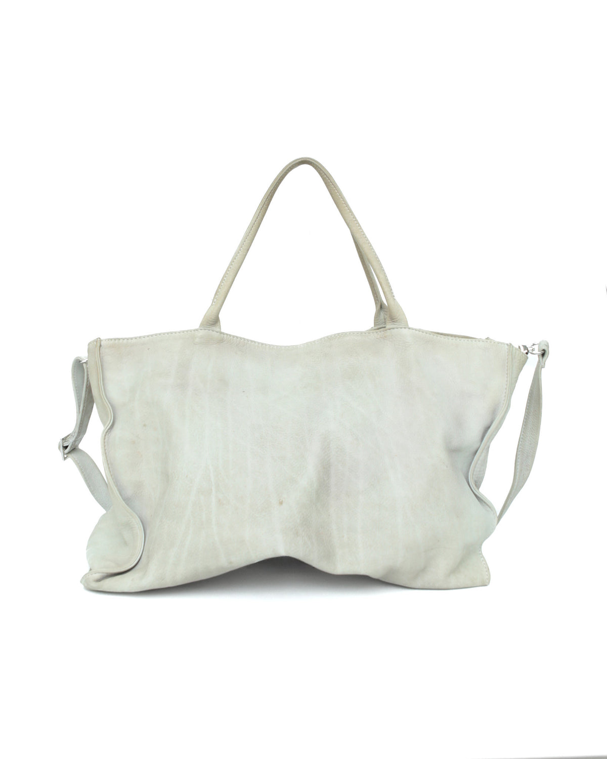 maxi cut-out detailed leather bag