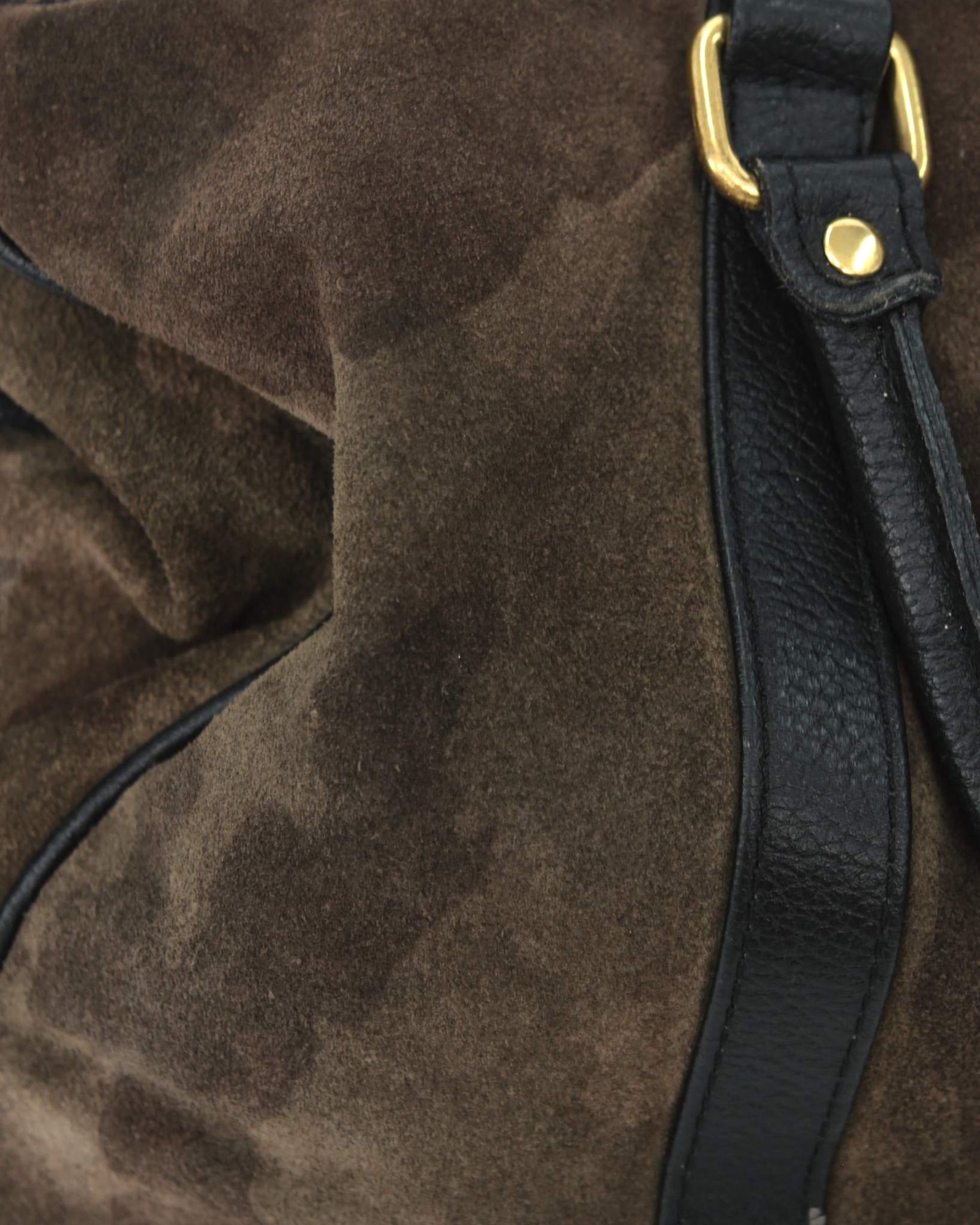 medium camouflage suede bag