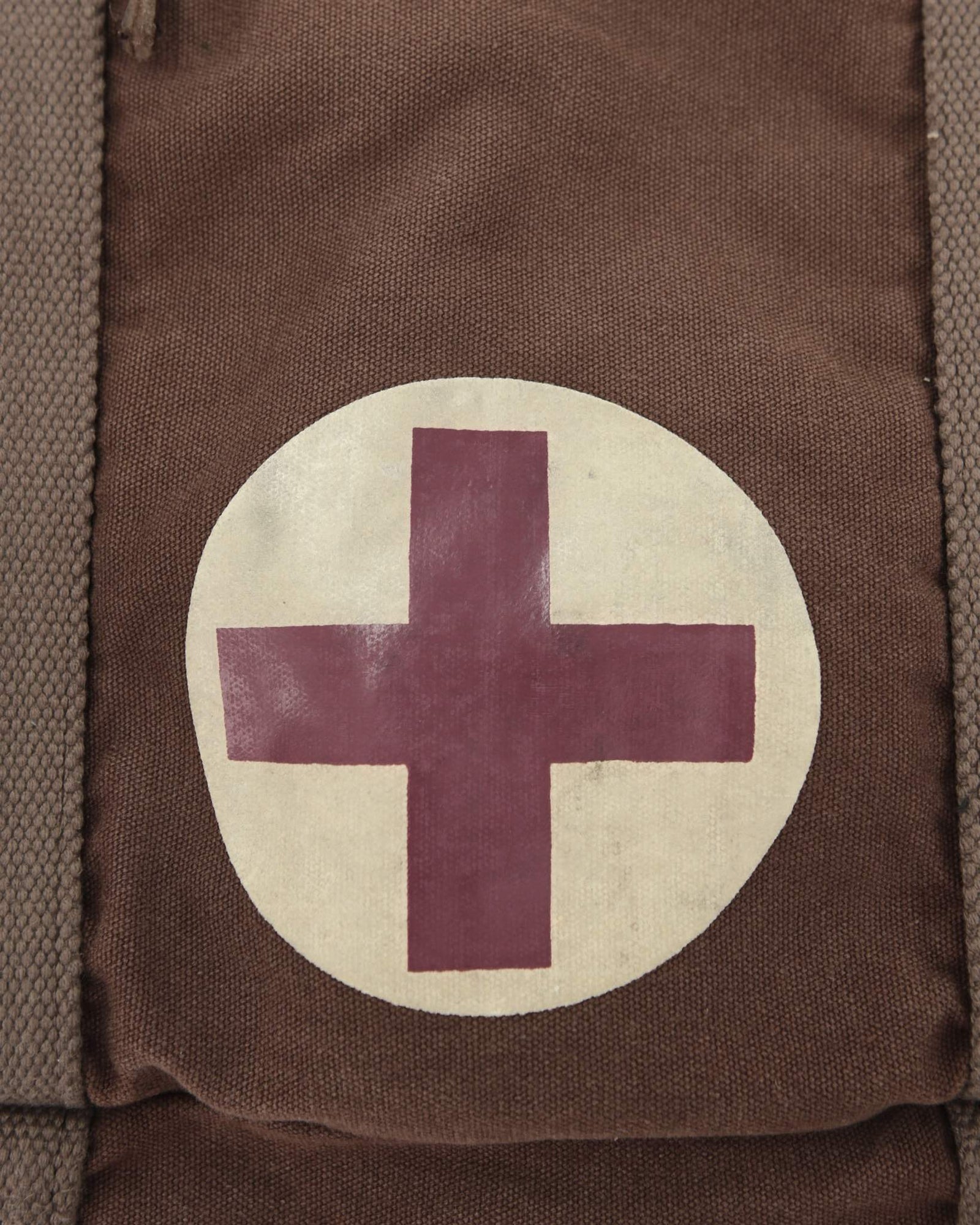 medium multi pocket chestnut linen bag