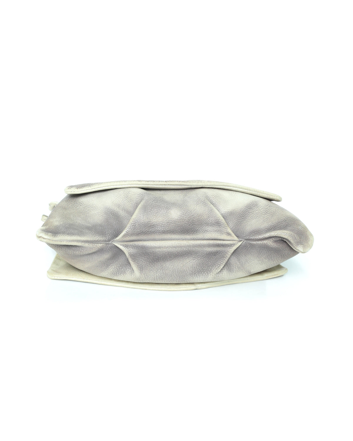 medium washed taupe flap bag