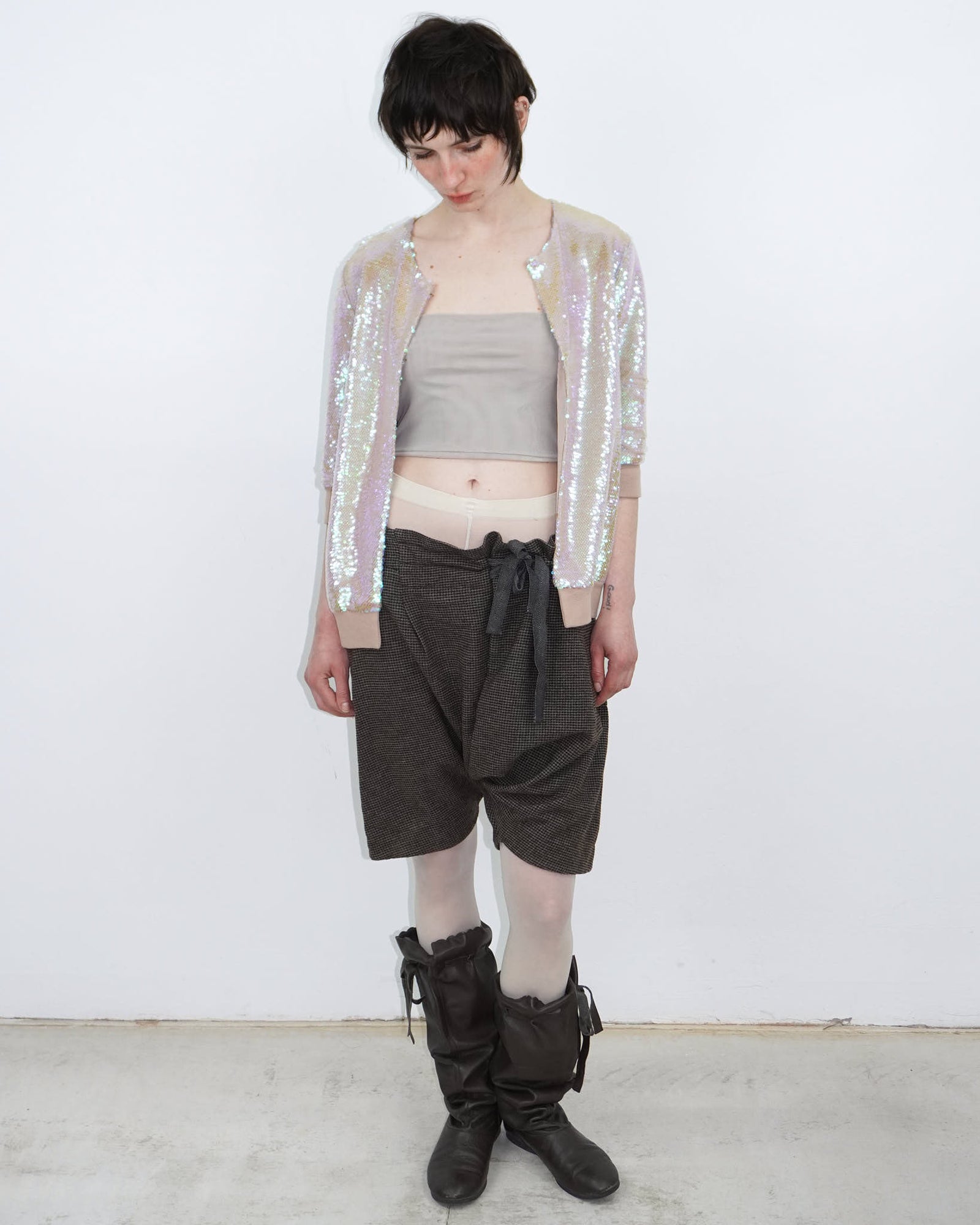 reflective sequins jacket