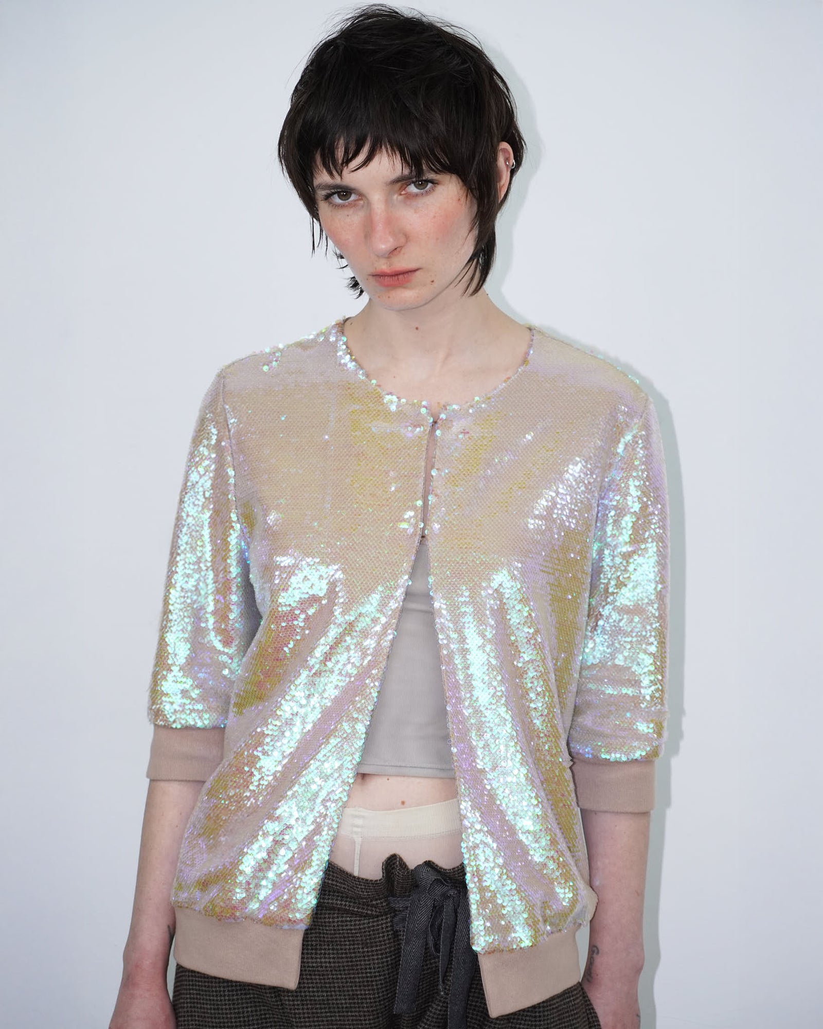 reflective sequins jacket