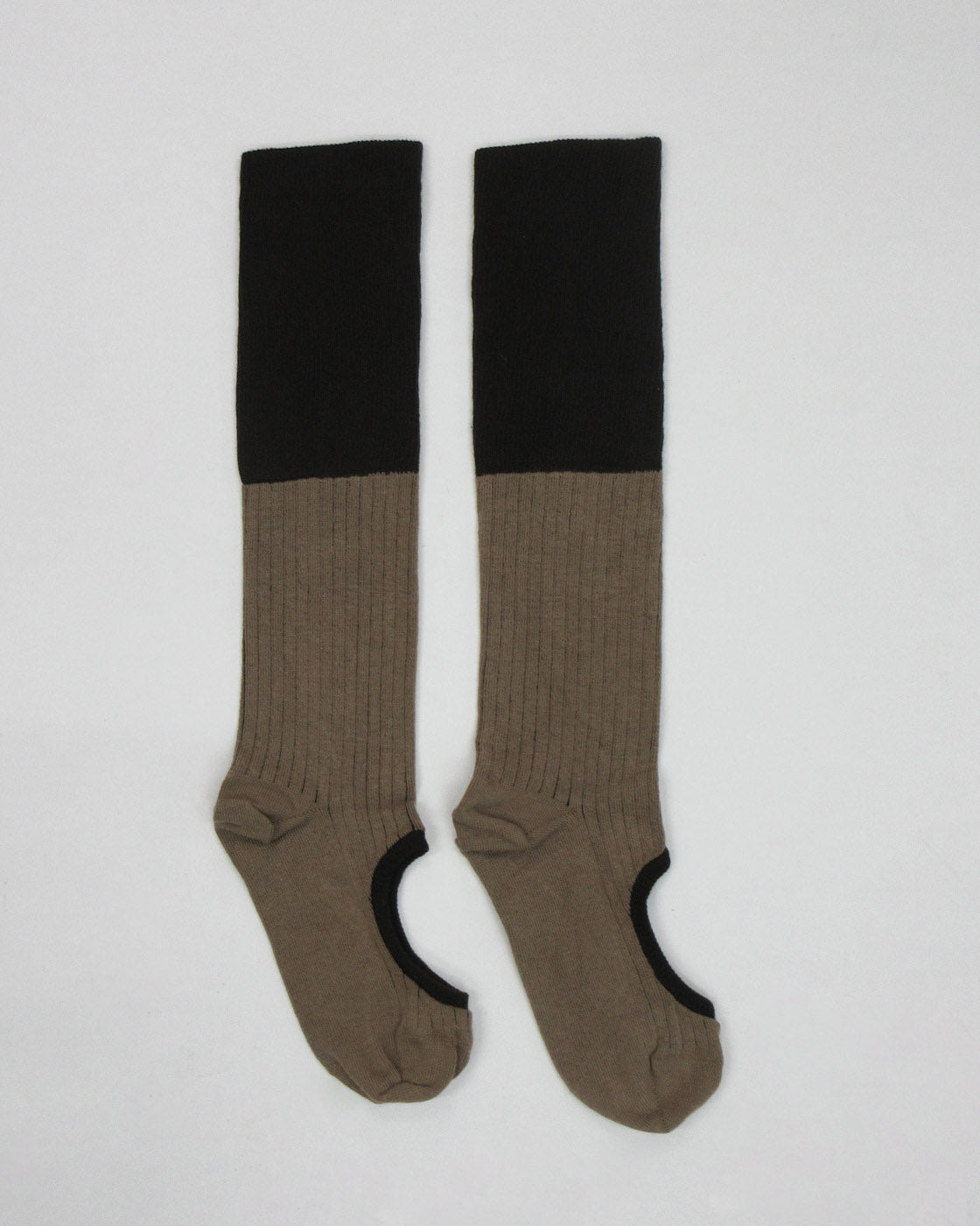 ribbed circle socks