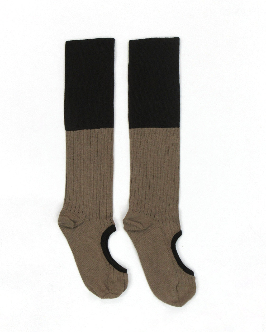 ribbed circle socks