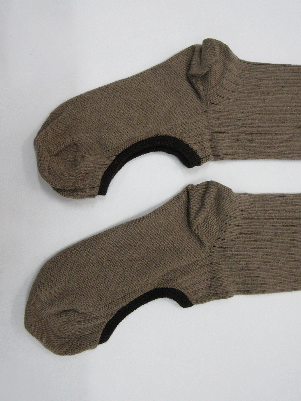 ribbed circle socks