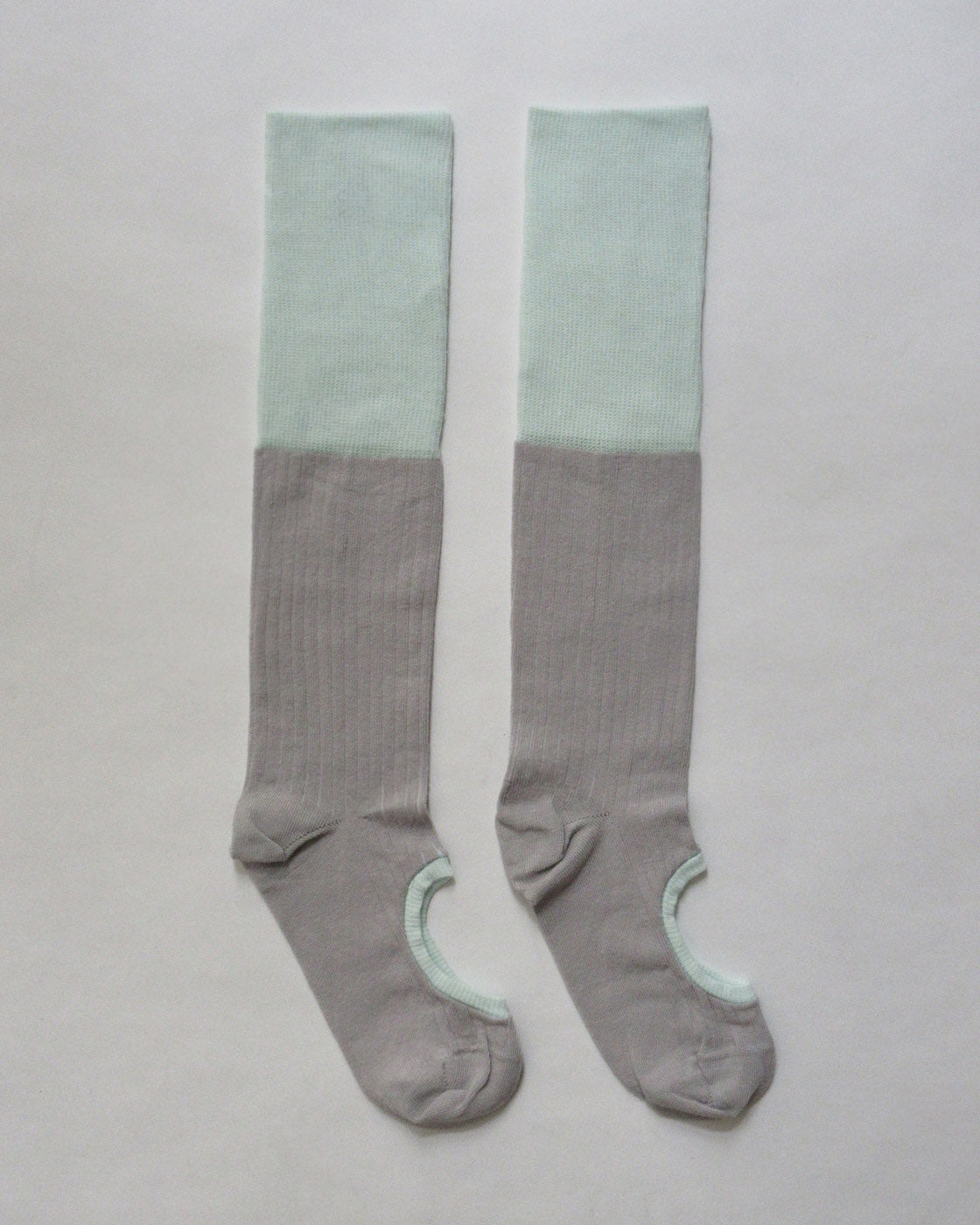 ribbed circle socks