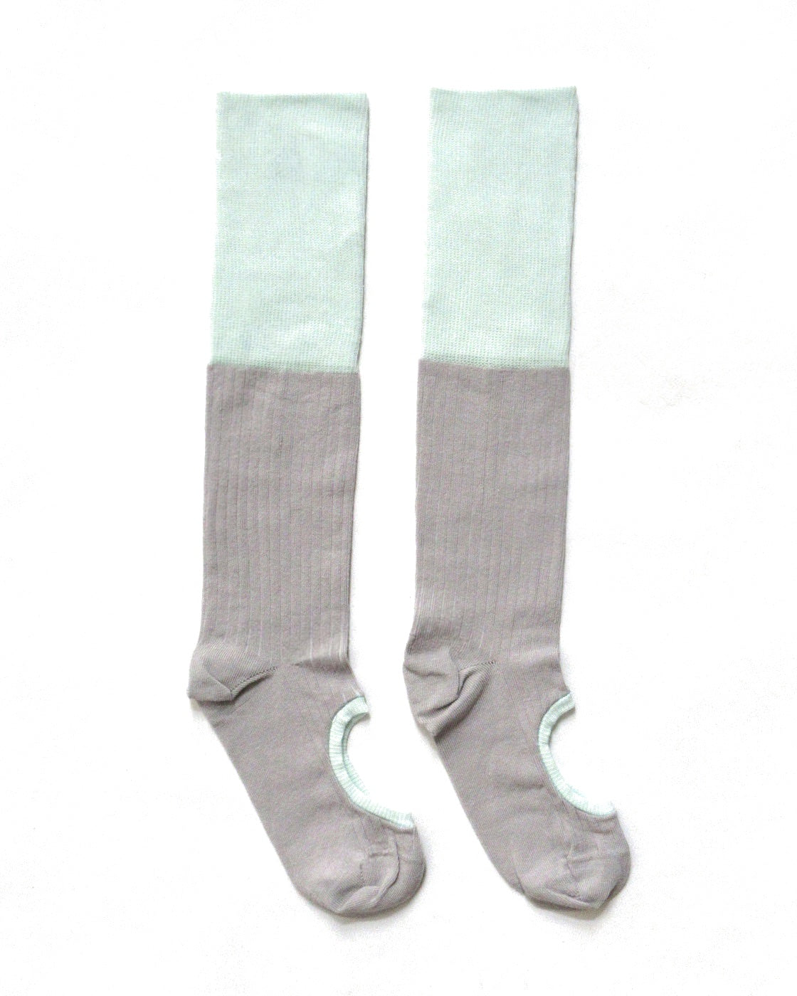 ribbed circle socks
