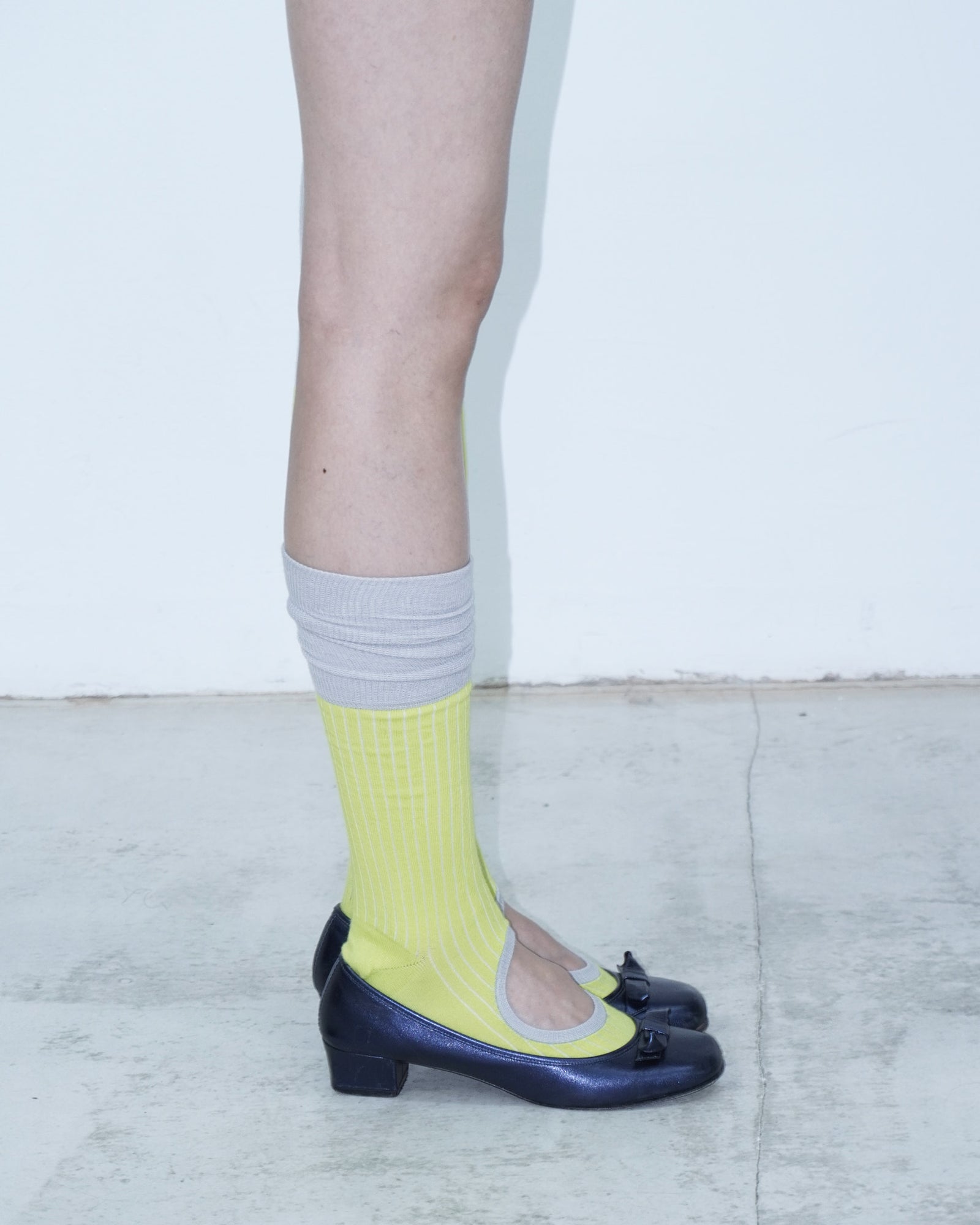ribbed circle socks