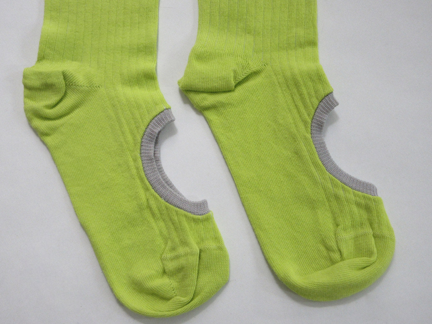 ribbed circle socks
